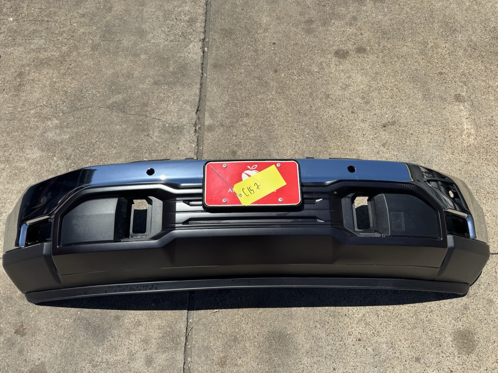 2022-2025 GMC Sierra 1500 Factory Chrome Front Bumper Sensor Hole Fog Light