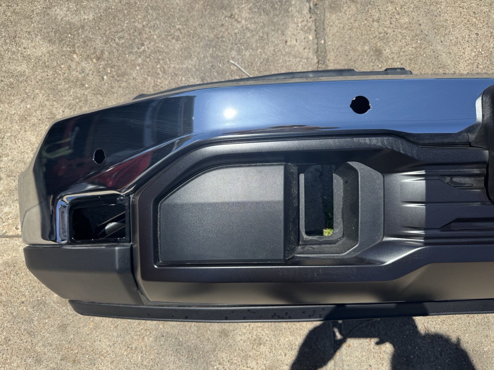 2022-2025 GMC Sierra 1500 Factory Chrome Front Bumper Sensor Hole Fog Light - Image 6