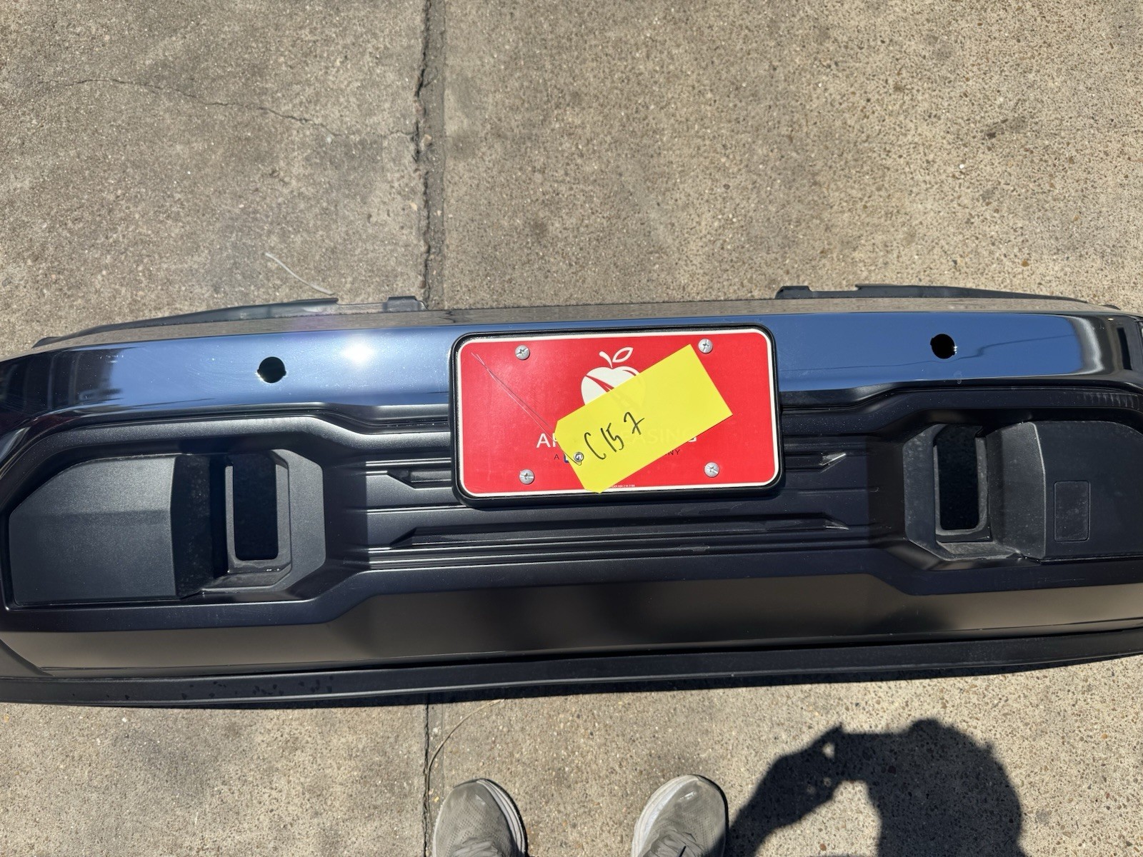 2022-2025 GMC Sierra 1500 Factory Chrome Front Bumper Sensor Hole Fog Light - Image 7