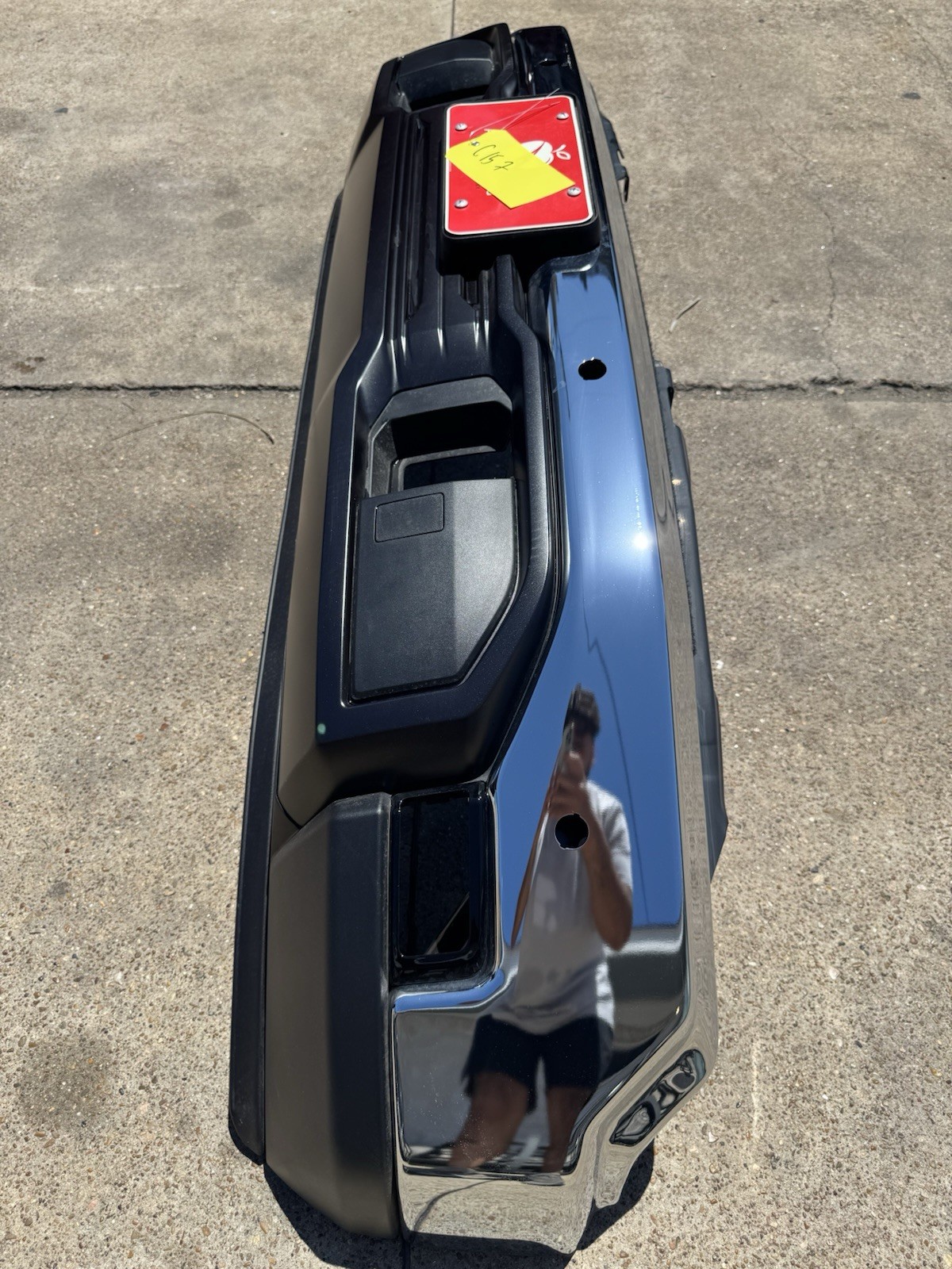 2022-2025 GMC Sierra 1500 Factory Chrome Front Bumper Sensor Hole Fog Light - Image 9