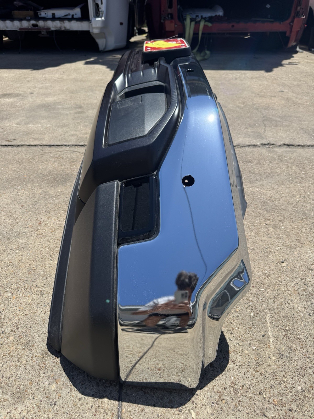 2022-2025 GMC Sierra 1500 Factory Chrome Front Bumper Sensor Hole Fog Light - Image 10