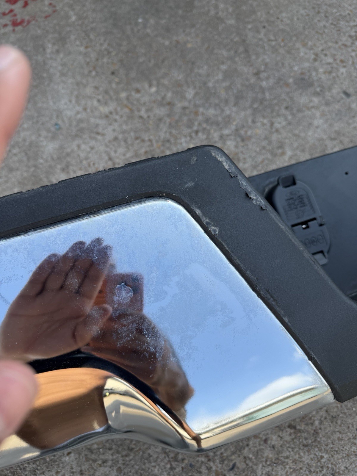 2017-2022 Ford F250 F350 Factory Chrome Rear Bumper No Sensor Holes OEM - Image 11