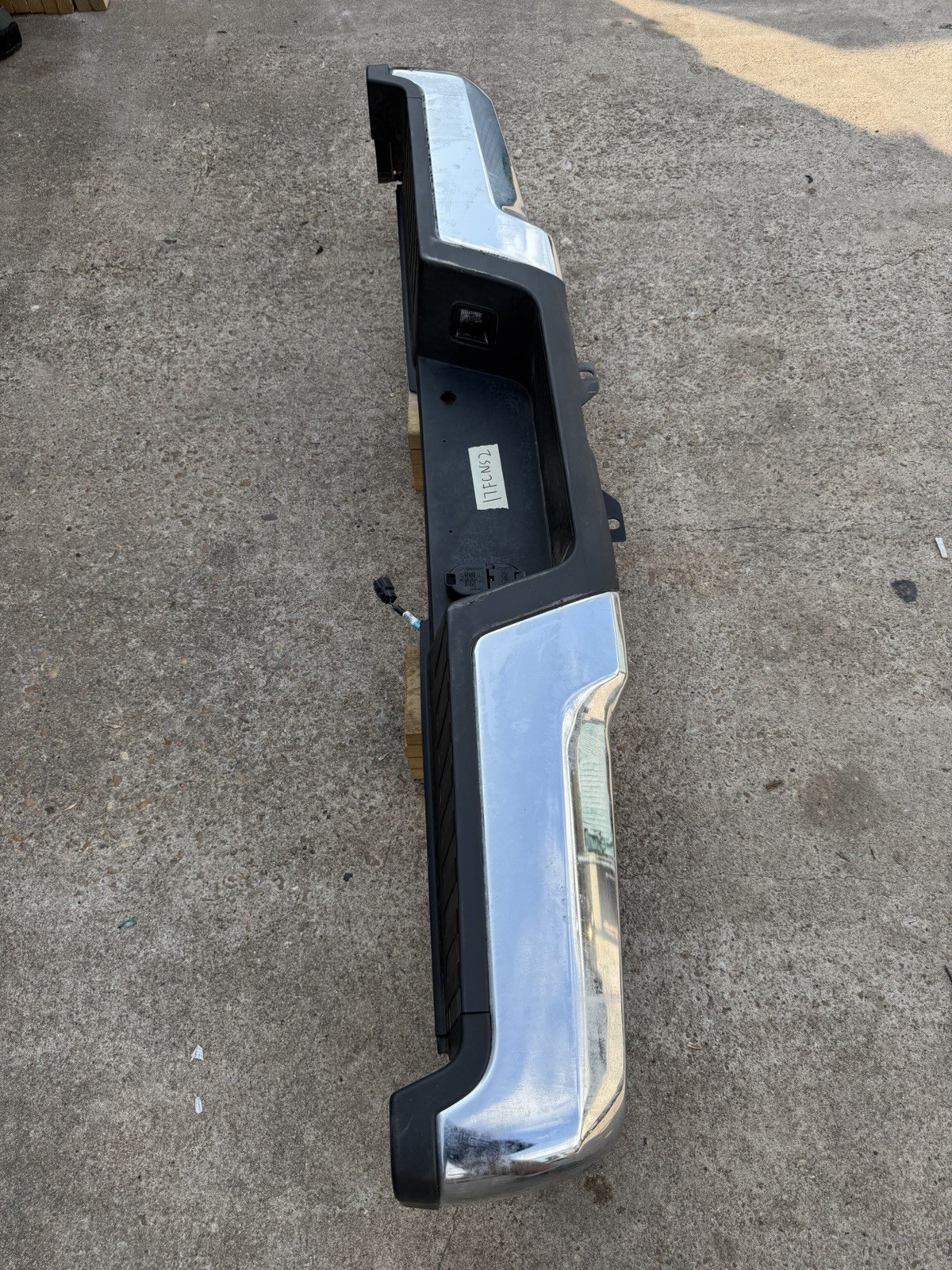 2017-2022 Ford F250 F350 Factory Chrome Rear Bumper No Sensor Holes OEM - Image 6