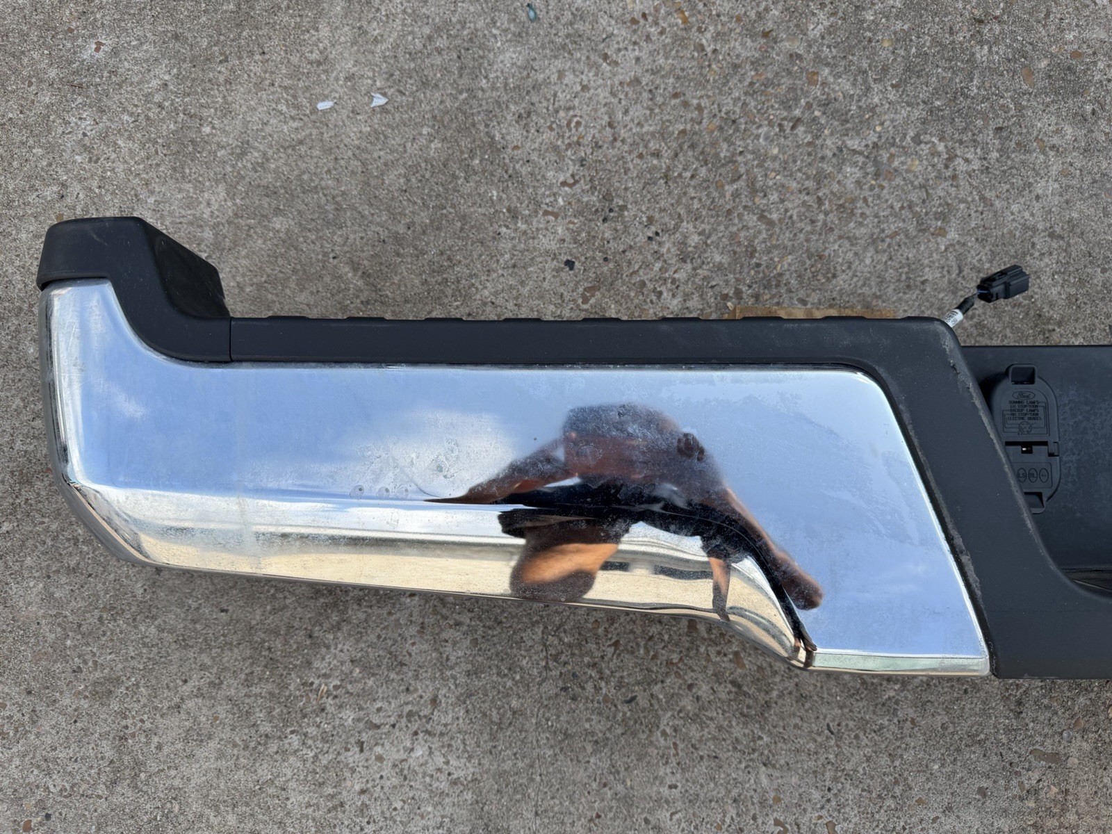 2017-2022 Ford F250 F350 Factory Chrome Rear Bumper No Sensor Holes OEM - Image 8