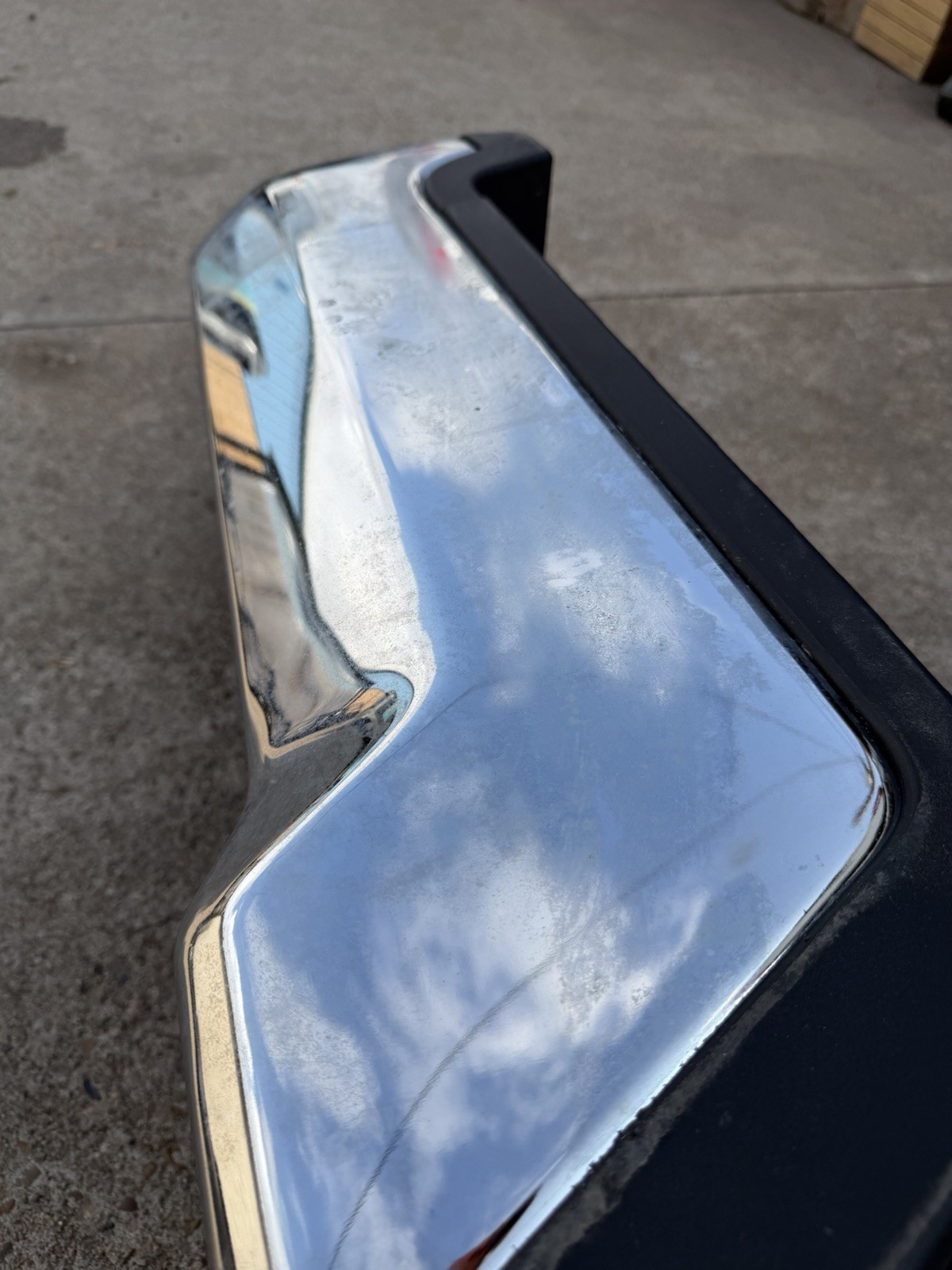 2017-2022 Ford F250 F350 Factory Chrome Rear Bumper No Sensor Holes OEM - Image 14