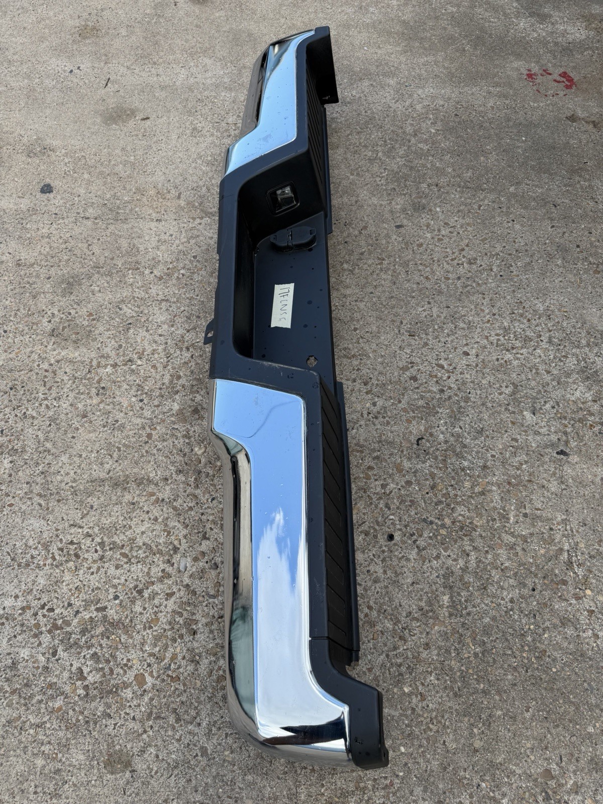 2017-2022 Ford F250 F350 Factory Chrome Rear Bumper No Sensor Holes OEM - Image 4