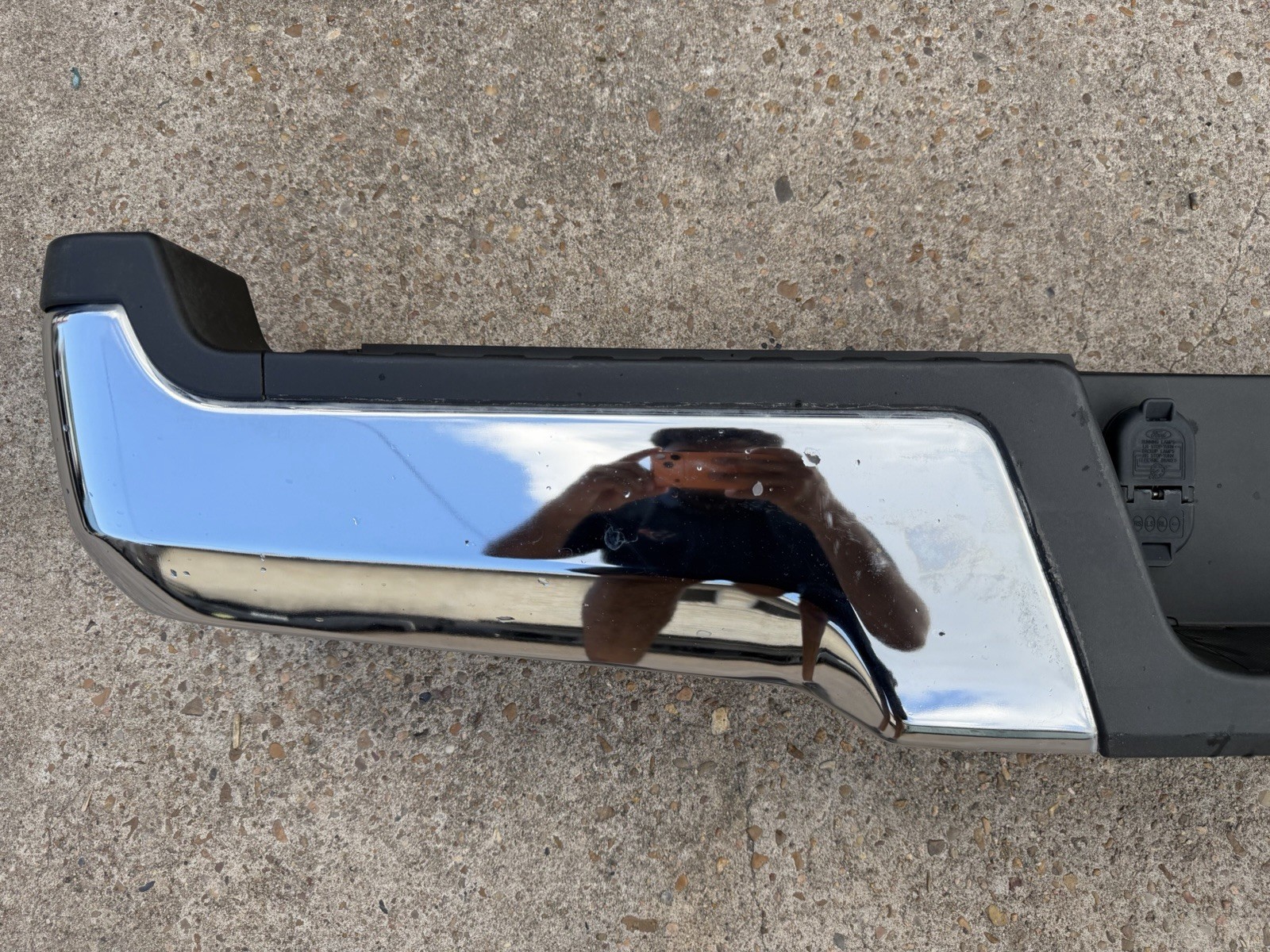 2017-2022 Ford F250 F350 Factory Chrome Rear Bumper No Sensor Holes OEM - Image 8