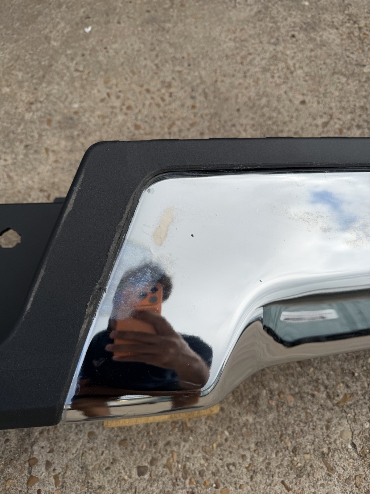 2017-2022 Ford F250 F350 Factory Chrome Rear Bumper No Sensor Holes OEM - Image 11