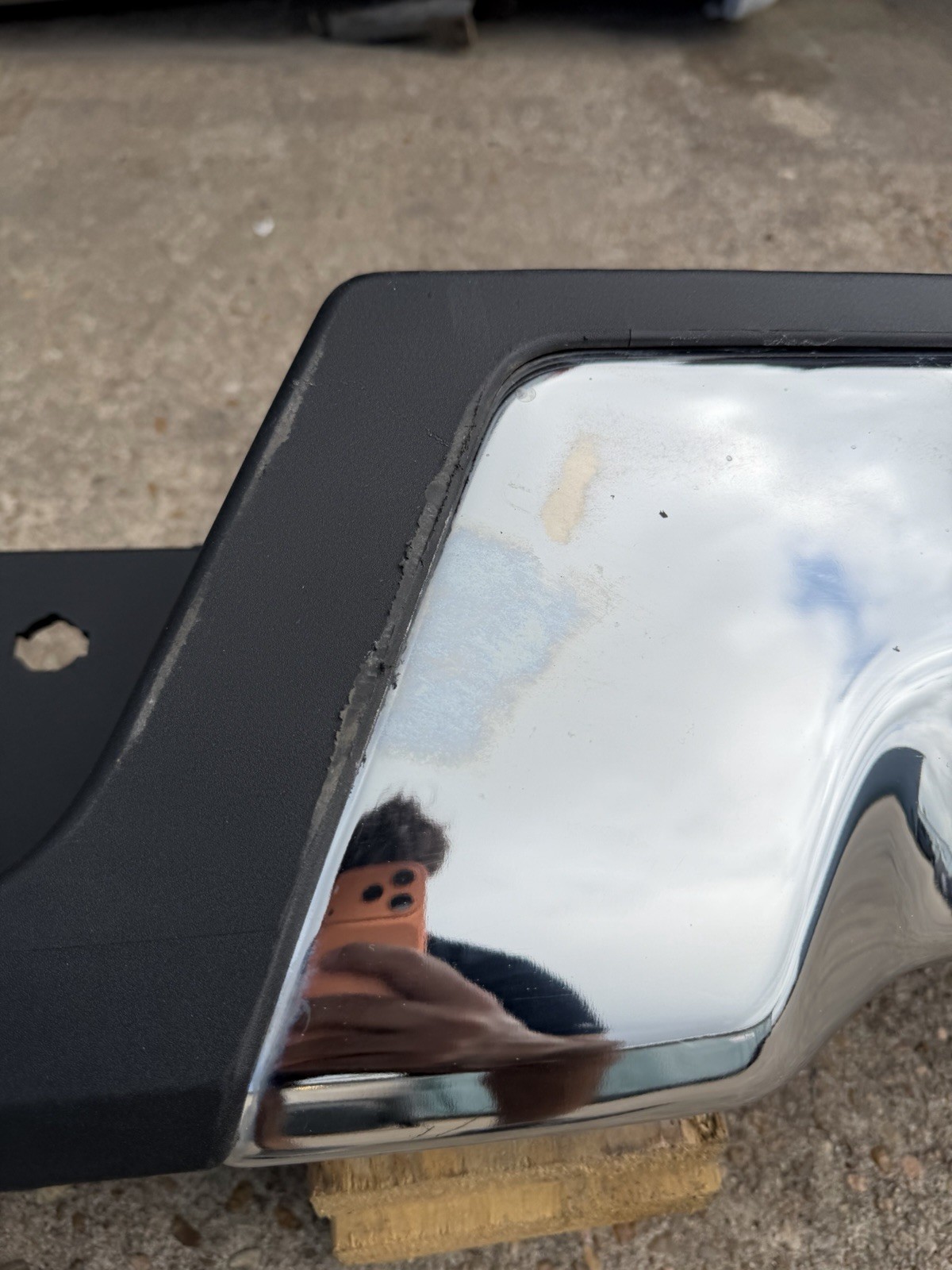 2017-2022 Ford F250 F350 Factory Chrome Rear Bumper No Sensor Holes OEM - Image 13