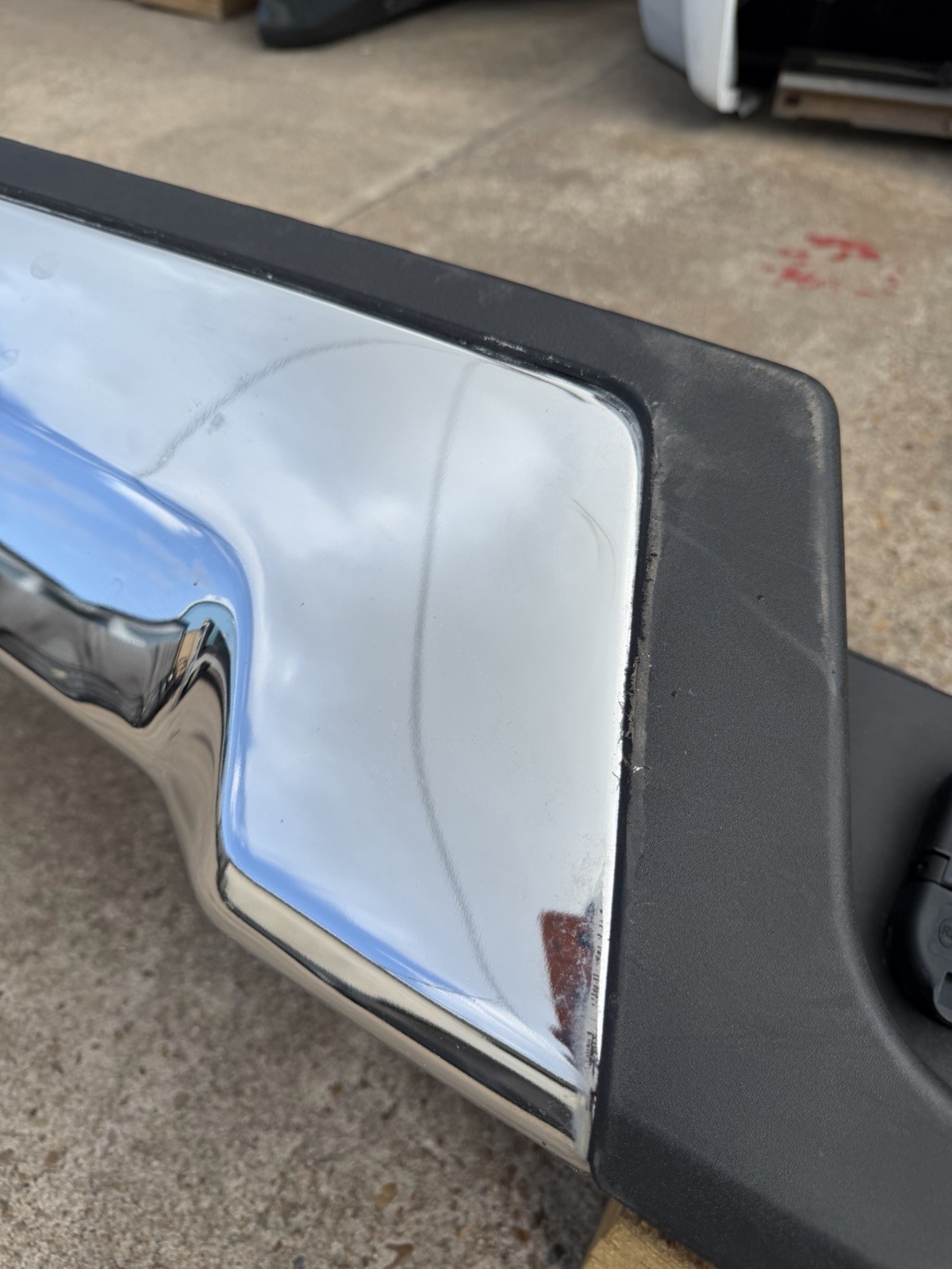 2017-2022 Ford F250 F350 Factory Chrome Rear Bumper No Sensor Holes OEM - Image 14