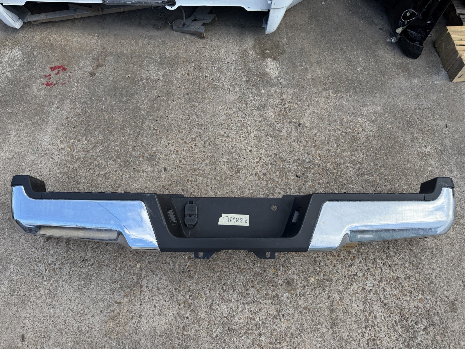 2017-2022 Ford F250 F350 Factory Chrome Rear Bumper No Sensor Holes OEM