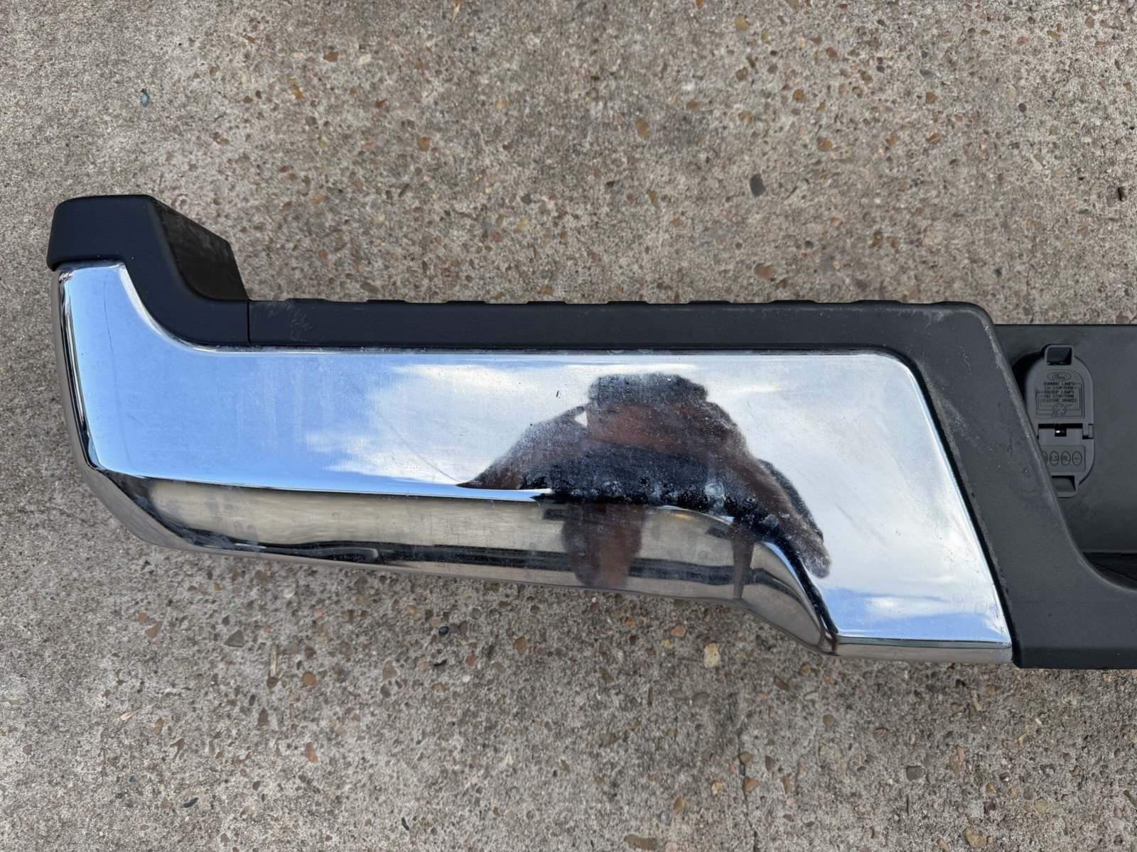 2017-2022 Ford F250 F350 Factory Chrome Rear Bumper No Sensor Holes OEM - Image 8