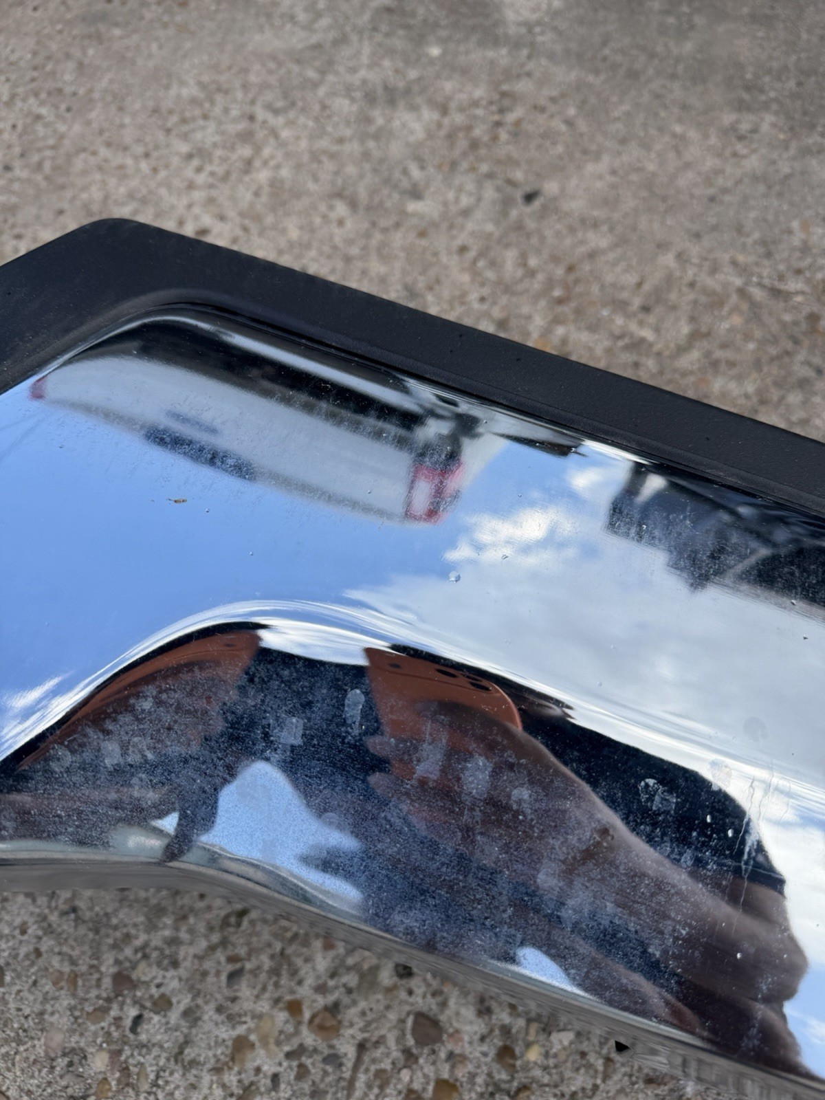 2017-2022 Ford F250 F350 Factory Chrome Rear Bumper No Sensor Holes OEM - Image 11