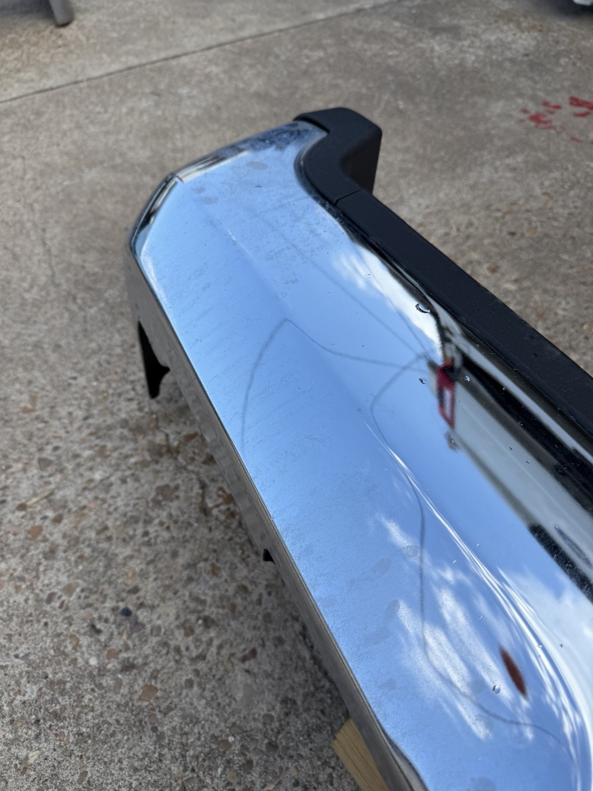 2017-2022 Ford F250 F350 Factory Chrome Rear Bumper No Sensor Holes OEM - Image 13