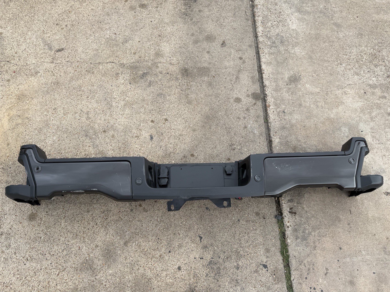 2023-2026 Ford F250 F350 Factory Painted Rear Bumper Darkened Bronze Sensor Hole