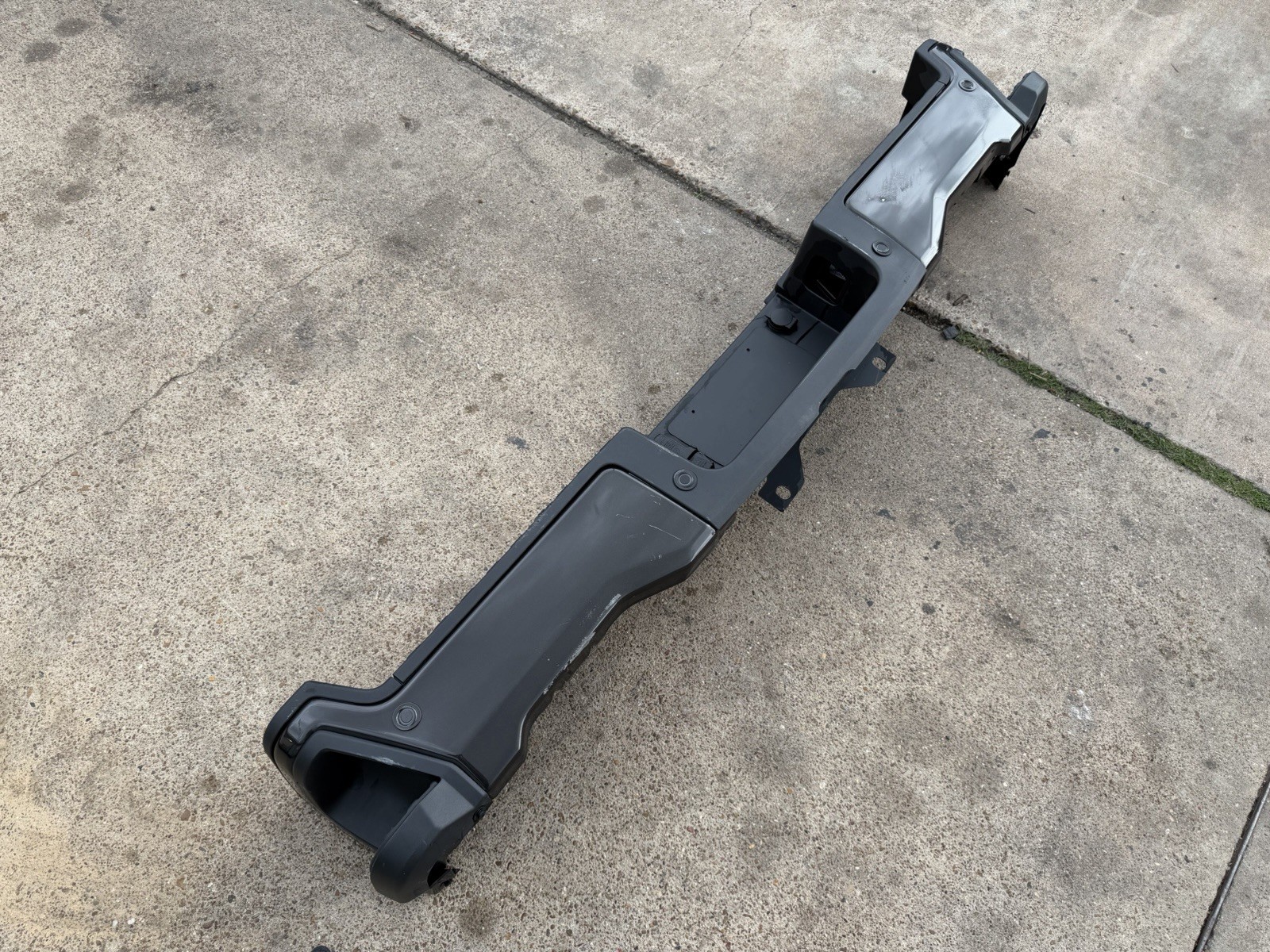 2023-2026 Ford F250 F350 Factory Painted Rear Bumper Darkened Bronze Sensor Hole - Image 2