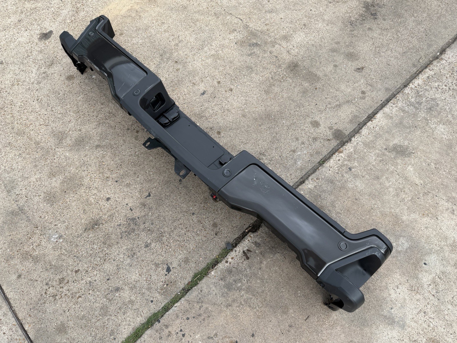 2023-2026 Ford F250 F350 Factory Painted Rear Bumper Darkened Bronze Sensor Hole - Image 3