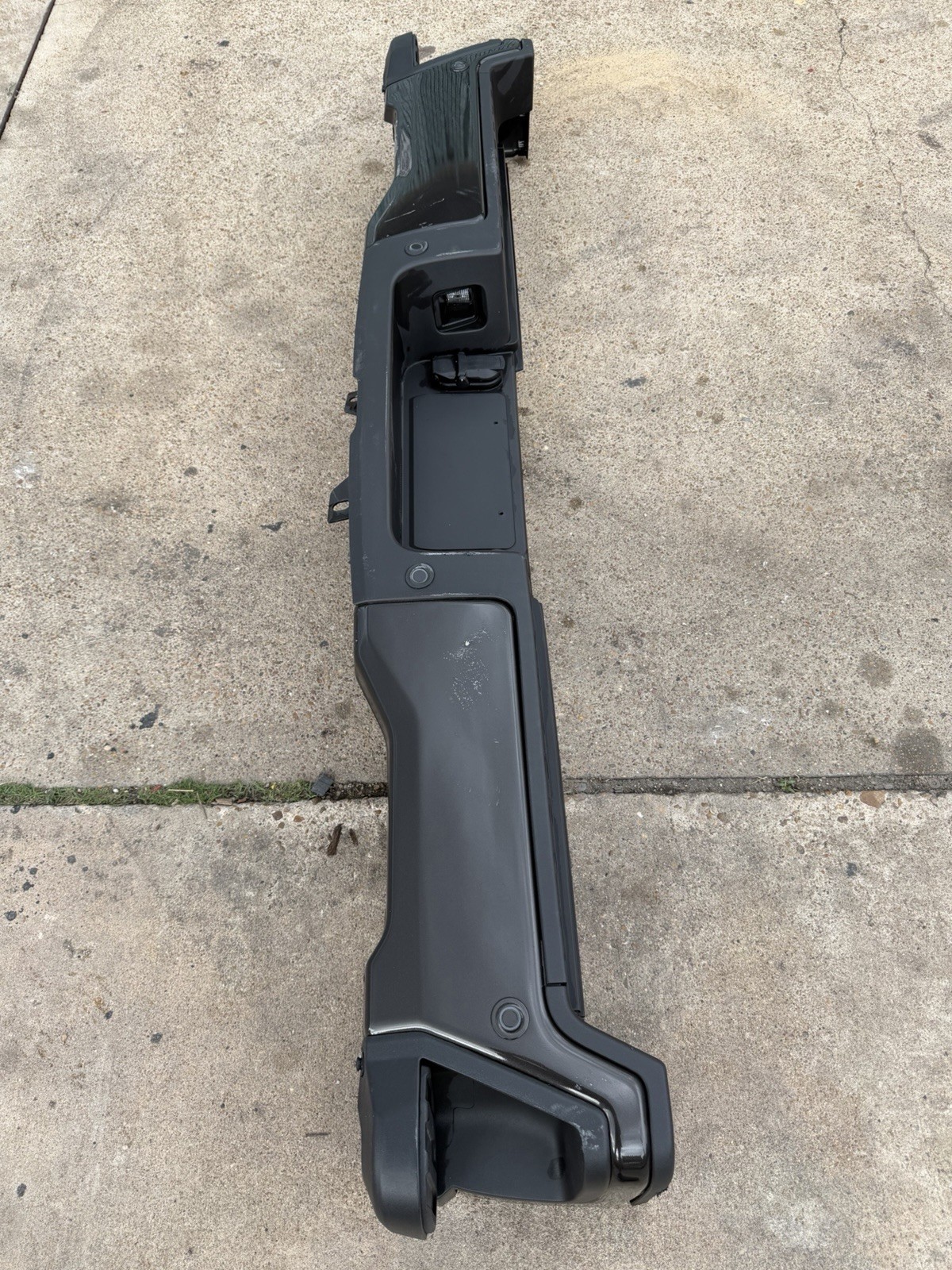 2023-2026 Ford F250 F350 Factory Painted Rear Bumper Darkened Bronze Sensor Hole - Image 4