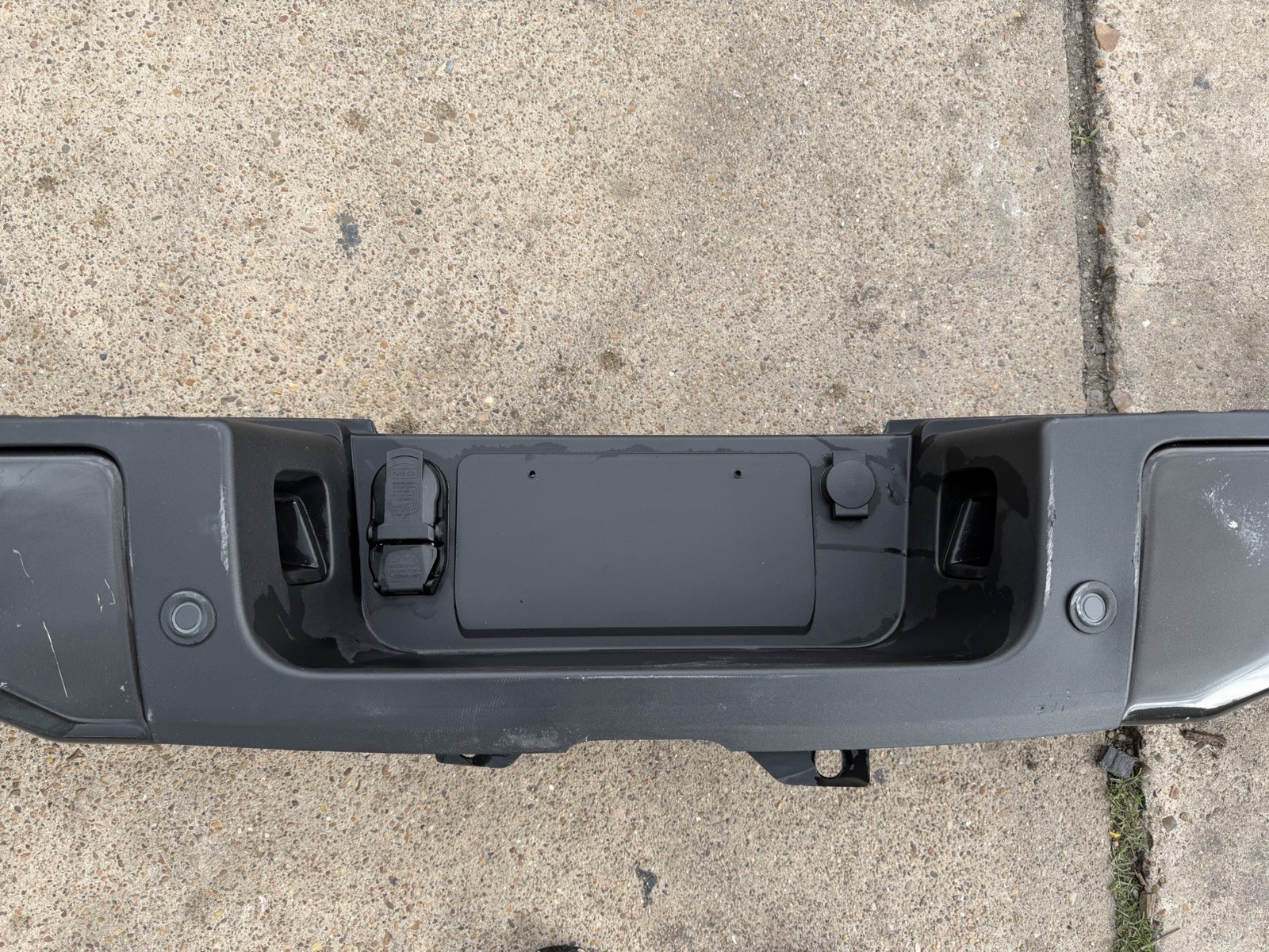 2023-2026 Ford F250 F350 Factory Painted Rear Bumper Darkened Bronze Sensor Hole - Image 7