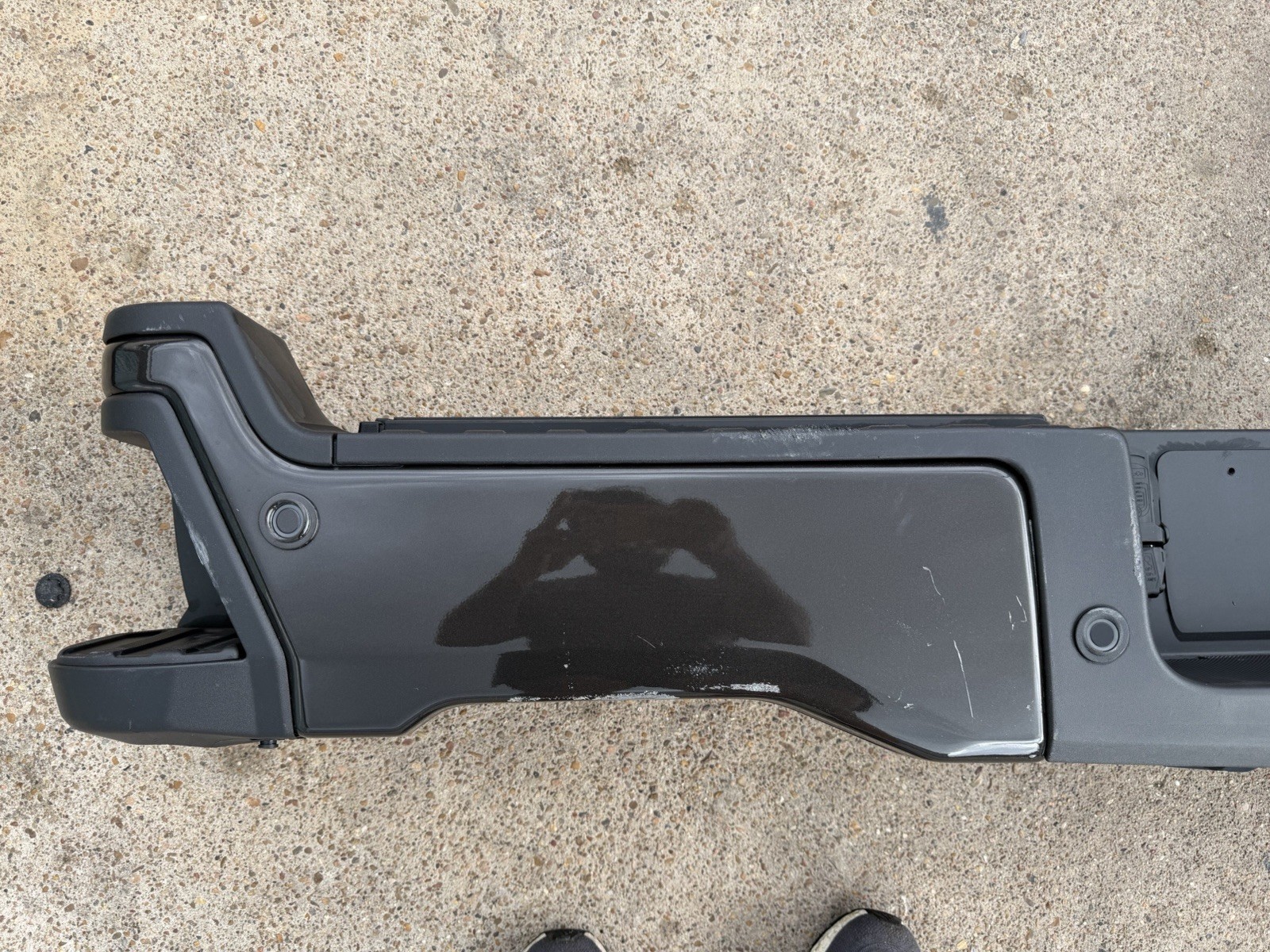 2023-2026 Ford F250 F350 Factory Painted Rear Bumper Darkened Bronze Sensor Hole - Image 8