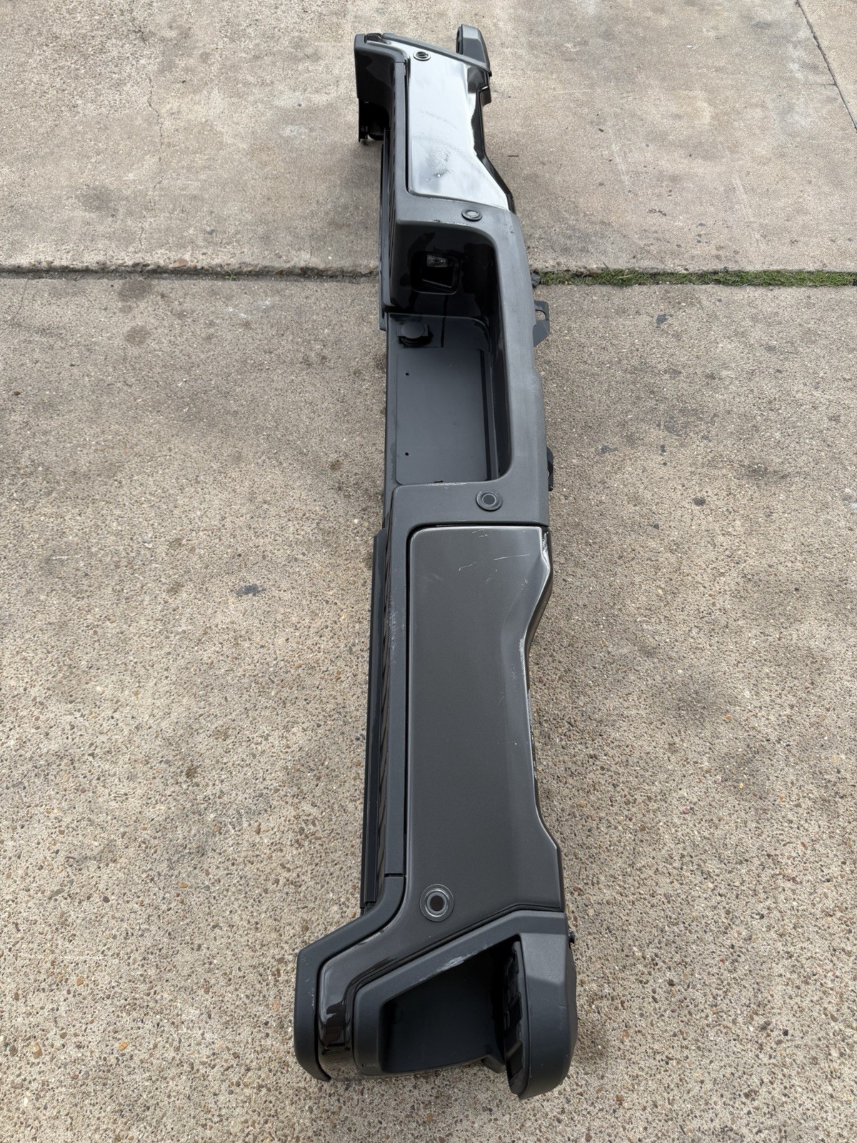 2023-2026 Ford F250 F350 Factory Painted Rear Bumper Darkened Bronze Sensor Hole - Image 9