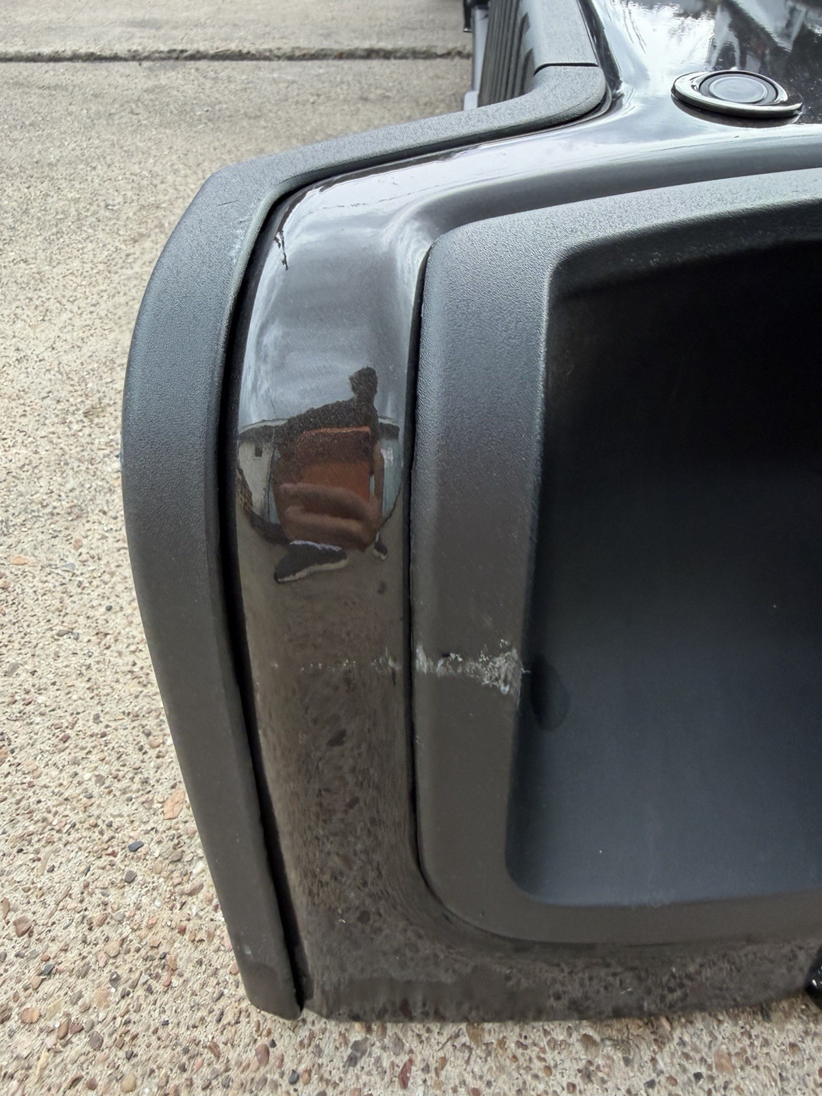 2023-2026 Ford F250 F350 Factory Painted Rear Bumper Darkened Bronze Sensor Hole - Image 11