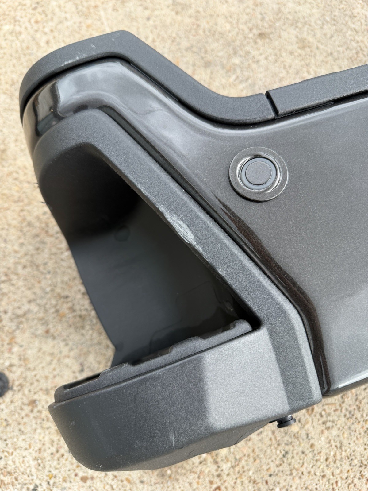 2023-2026 Ford F250 F350 Factory Painted Rear Bumper Darkened Bronze Sensor Hole - Image 12