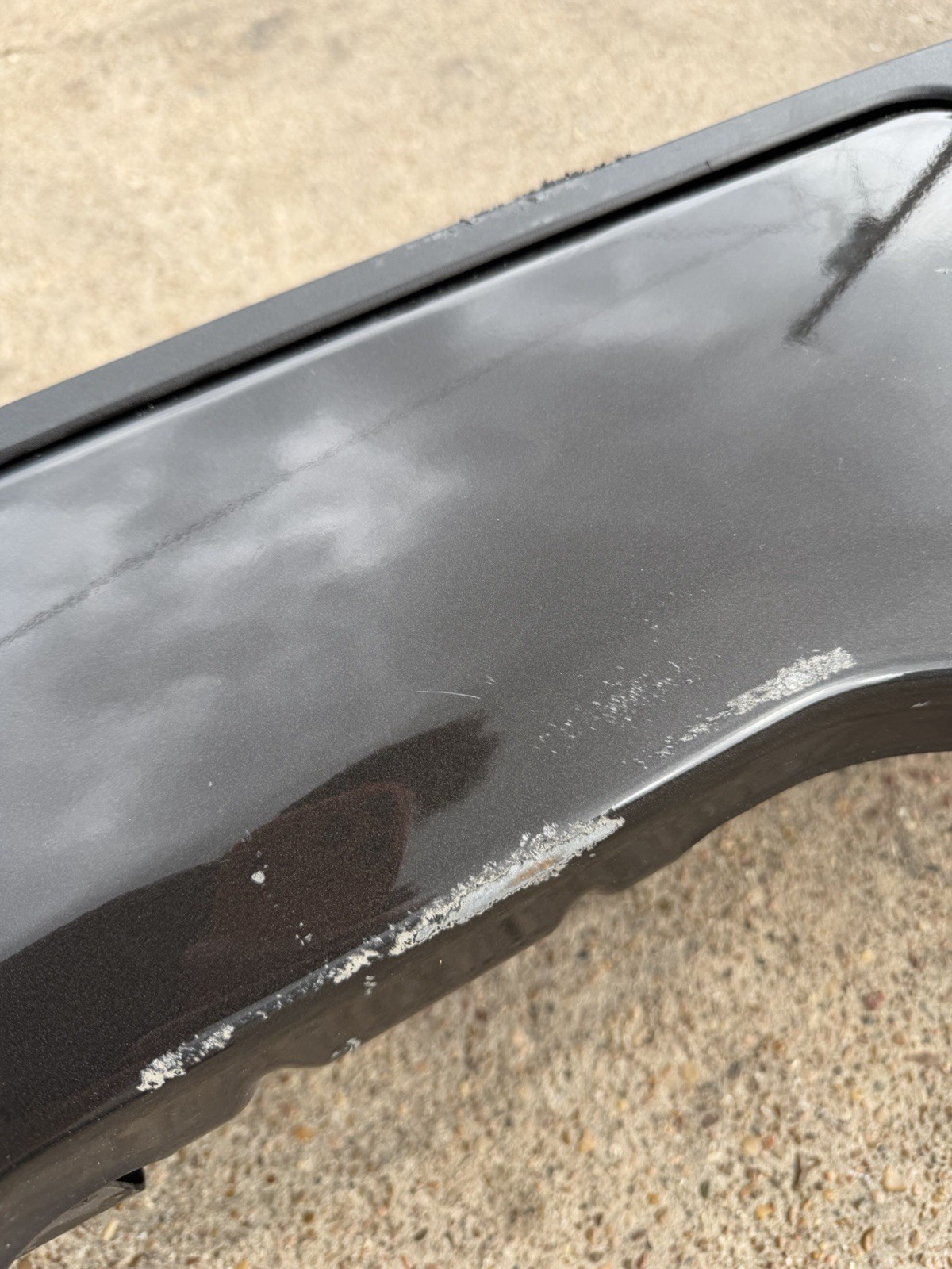 2023-2026 Ford F250 F350 Factory Painted Rear Bumper Darkened Bronze Sensor Hole - Image 13