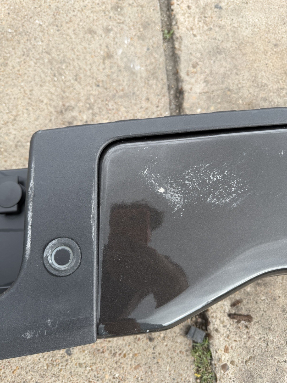 2023-2026 Ford F250 F350 Factory Painted Rear Bumper Darkened Bronze Sensor Hole - Image 15