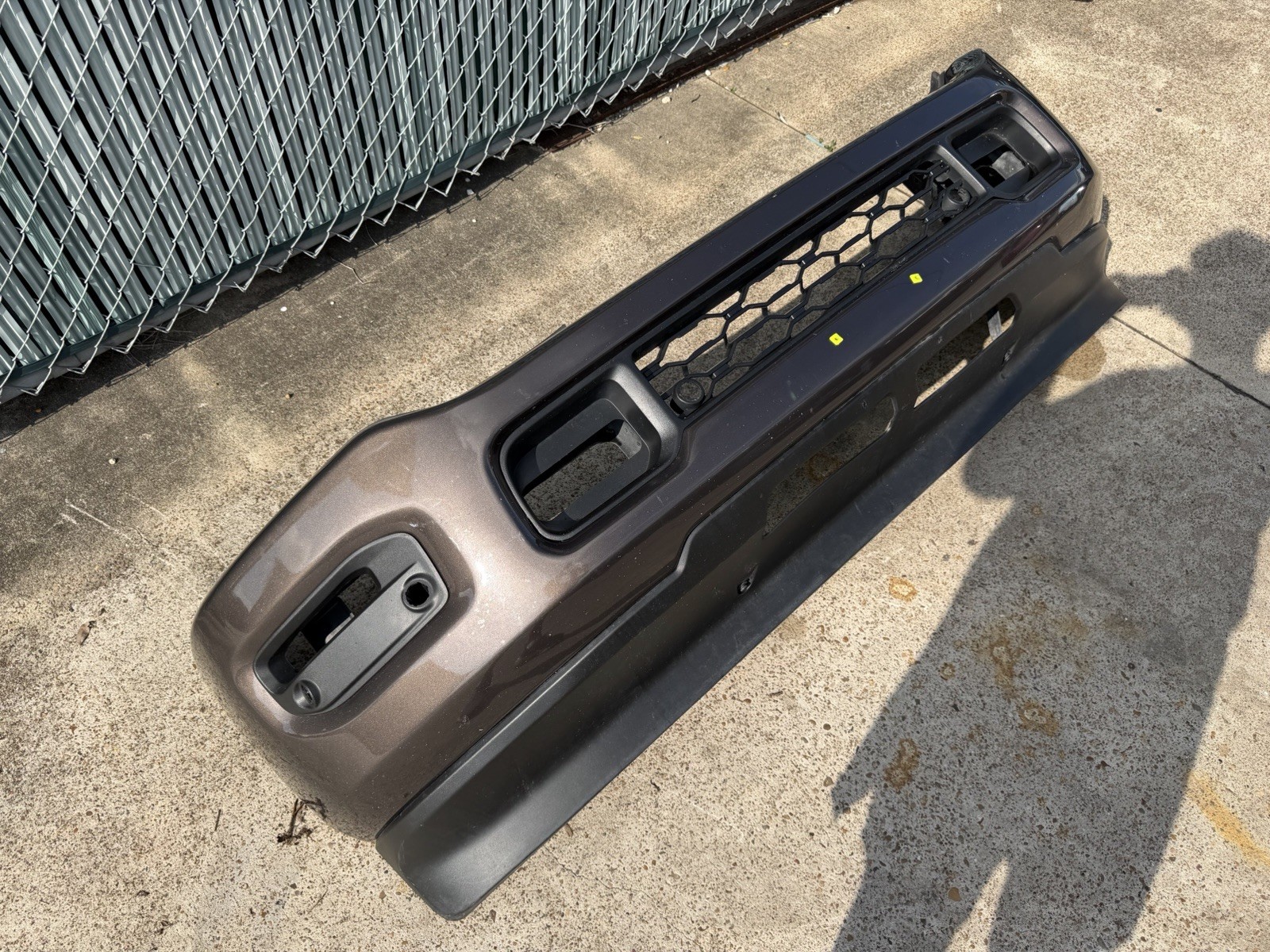 2019-2025 Ram 2500 3500 Factory Front Bumper OEM Walnut Brown w/ Sensor Holes - Image 2