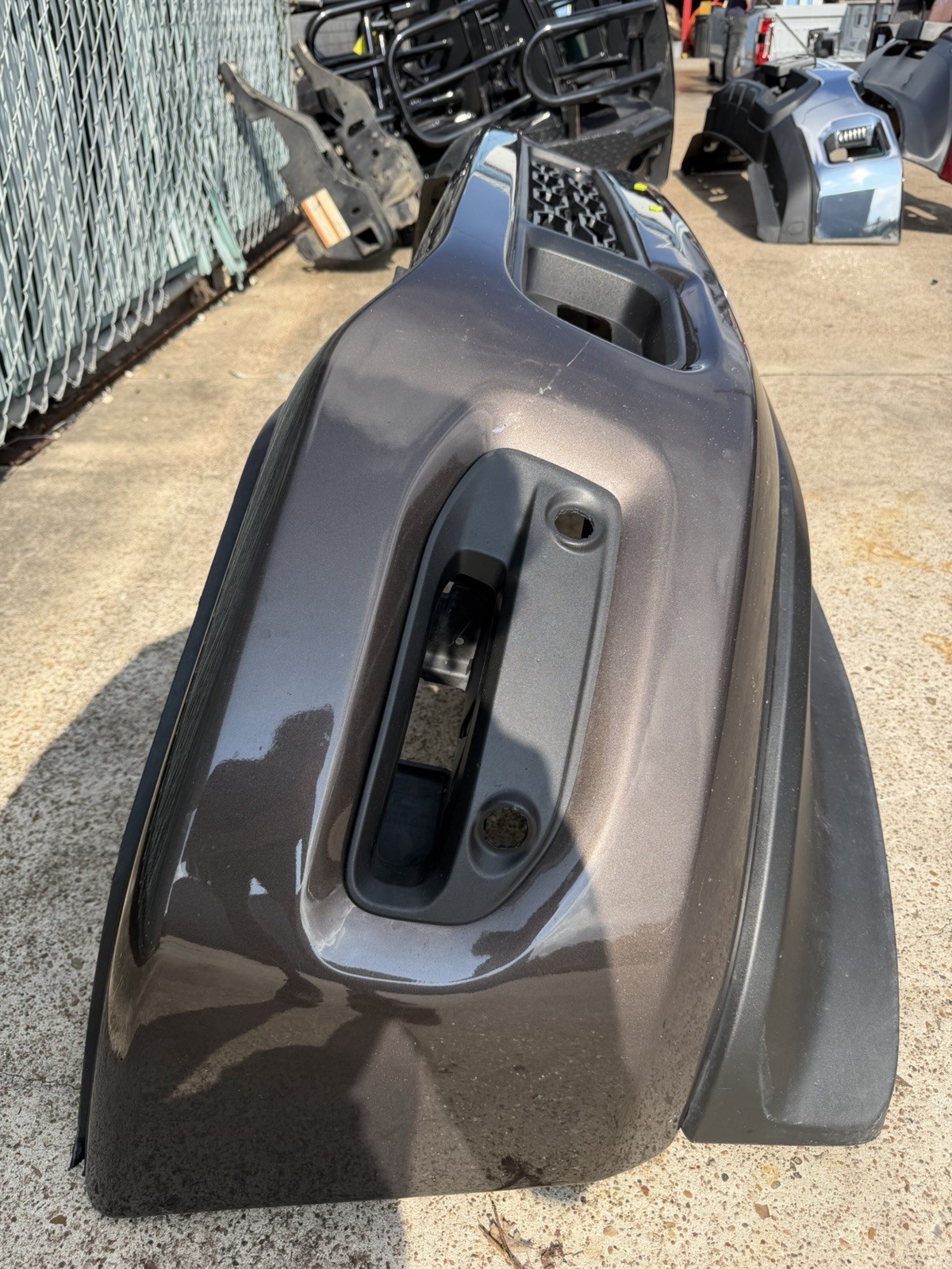 2019-2025 Ram 2500 3500 Factory Front Bumper OEM Walnut Brown w/ Sensor Holes - Image 3