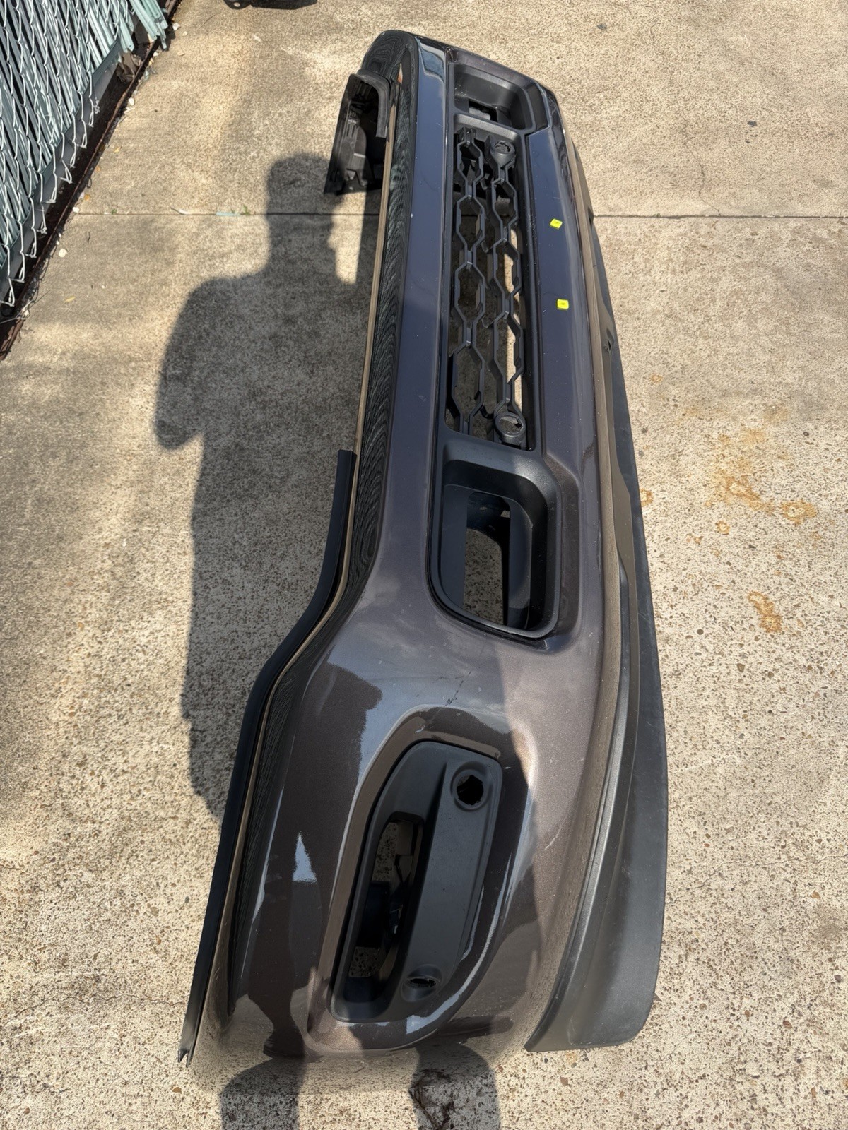 2019-2025 Ram 2500 3500 Factory Front Bumper OEM Walnut Brown w/ Sensor Holes - Image 4