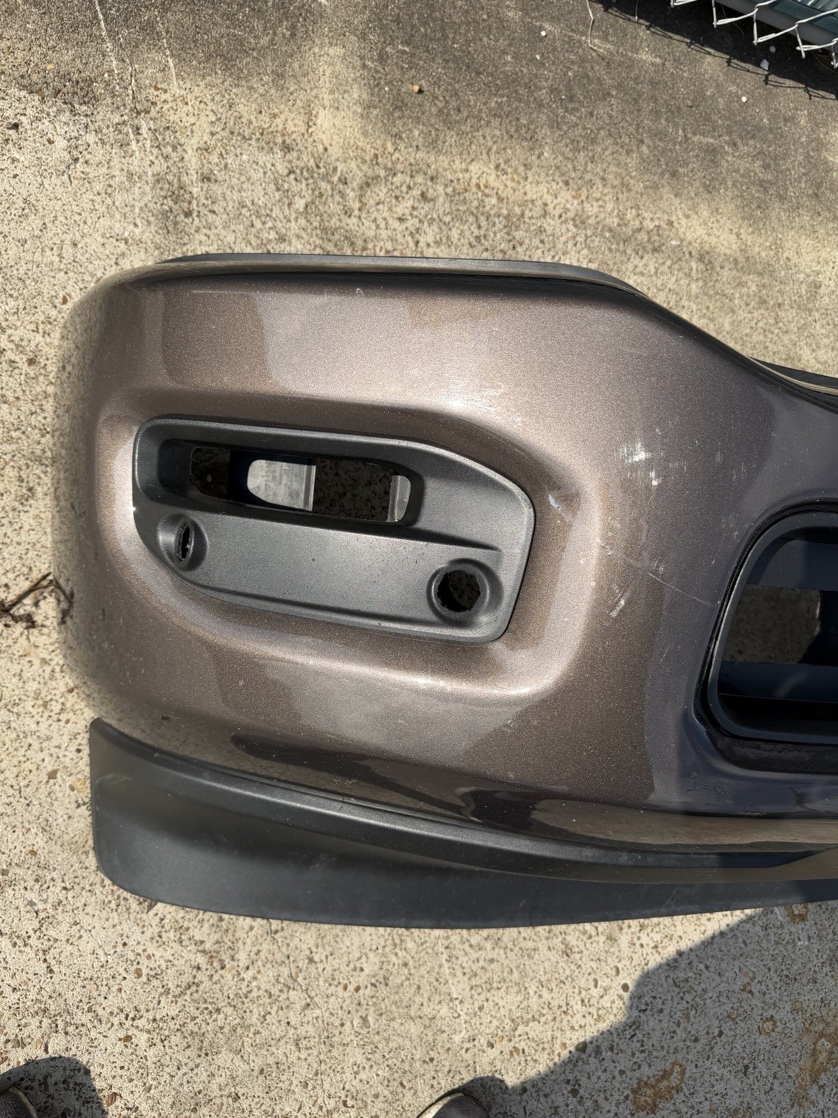 2019-2025 Ram 2500 3500 Factory Front Bumper OEM Walnut Brown w/ Sensor Holes - Image 8