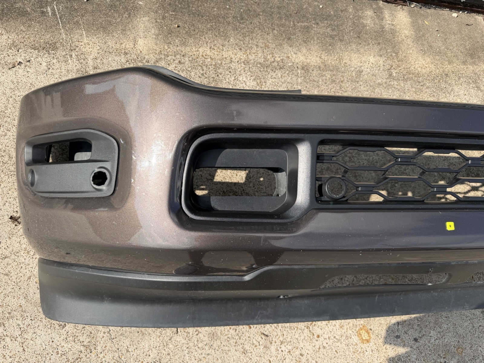 2019-2025 Ram 2500 3500 Factory Front Bumper OEM Walnut Brown w/ Sensor Holes - Image 12