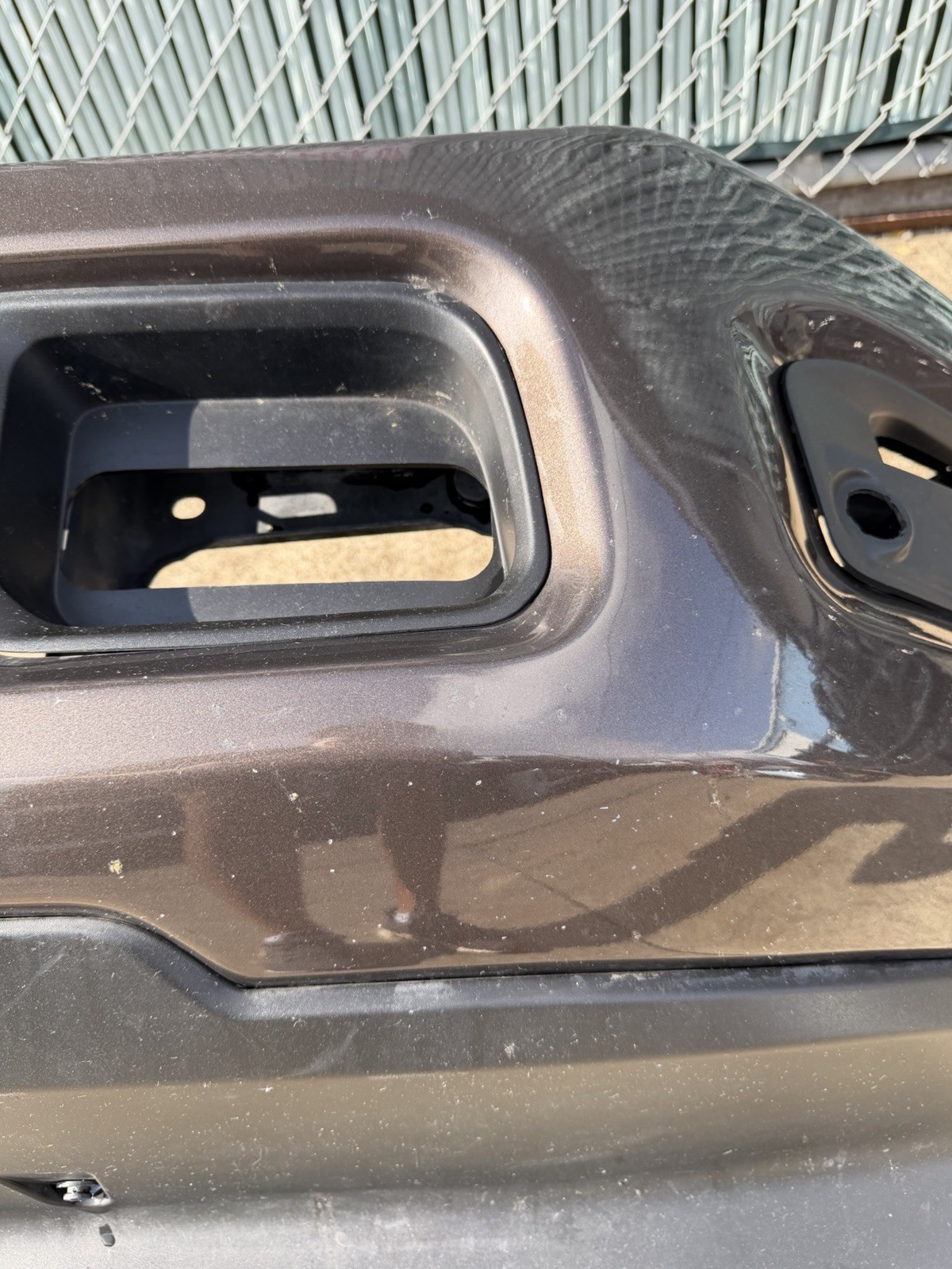 2019-2025 Ram 2500 3500 Factory Front Bumper OEM Walnut Brown w/ Sensor Holes - Image 14