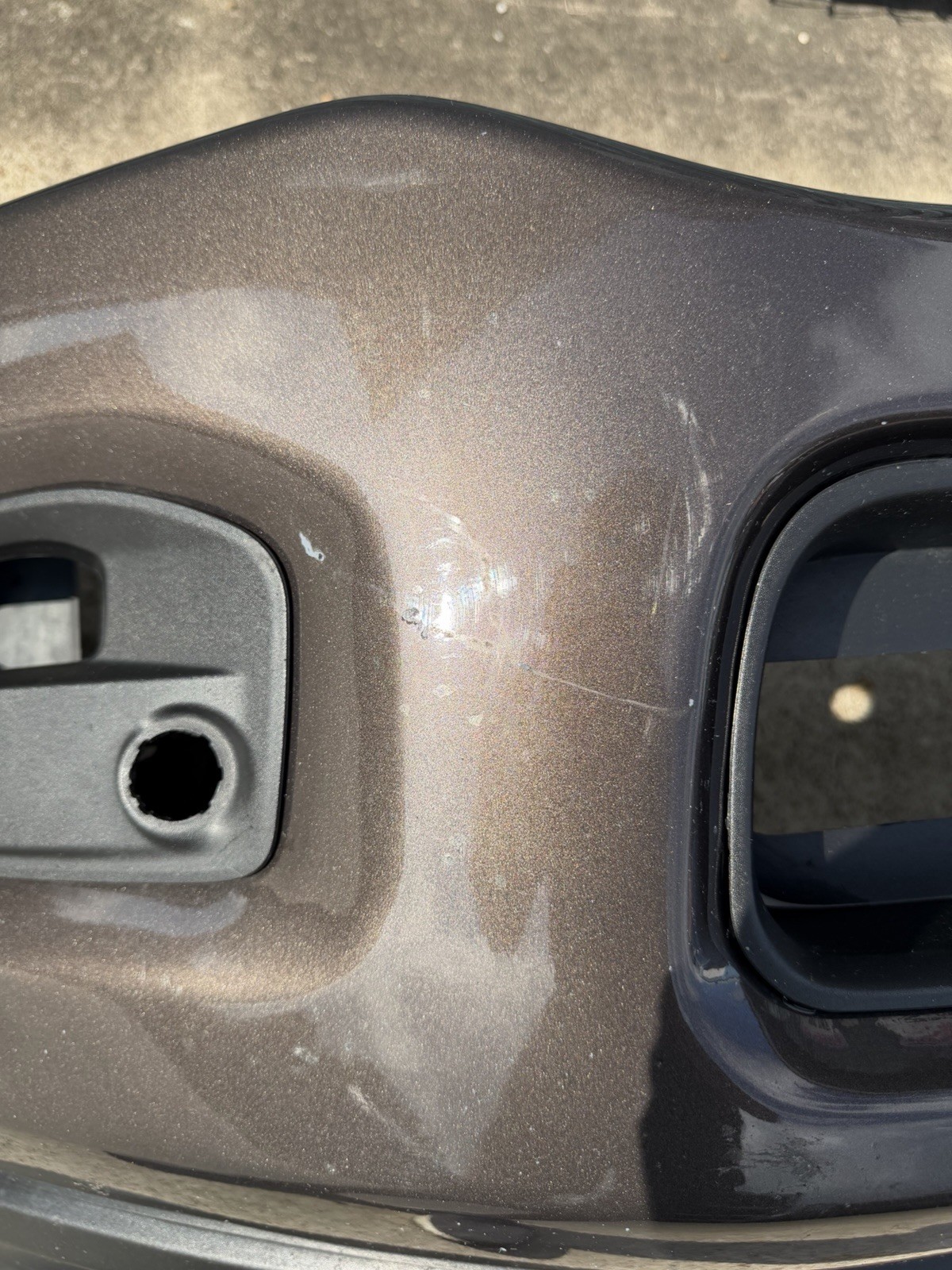 2019-2025 Ram 2500 3500 Factory Front Bumper OEM Walnut Brown w/ Sensor Holes - Image 17