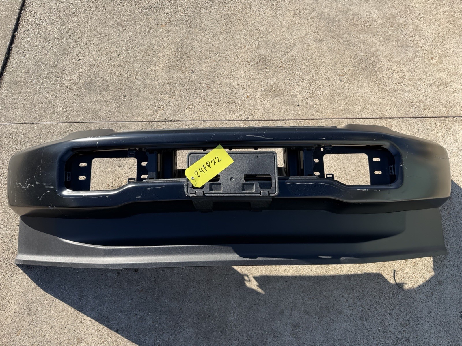 2023-2026 Ford F250 F350 Factory PRIMED Front Bumper No Fog Lights OEM