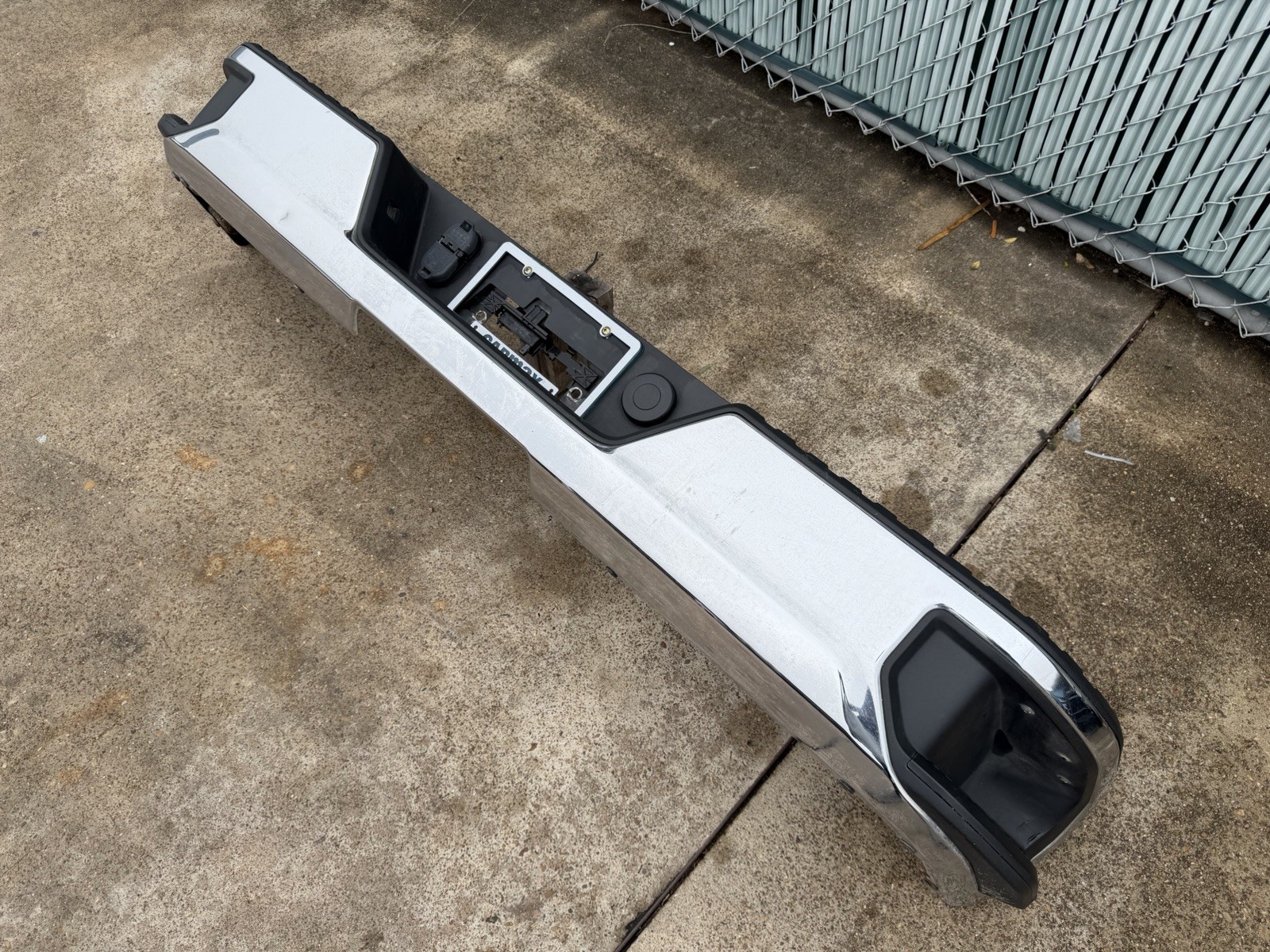 2020-2025 GMC Chevy 2500 3500 Factory Chrome Rear Bumper NO SENSOR - Image 3