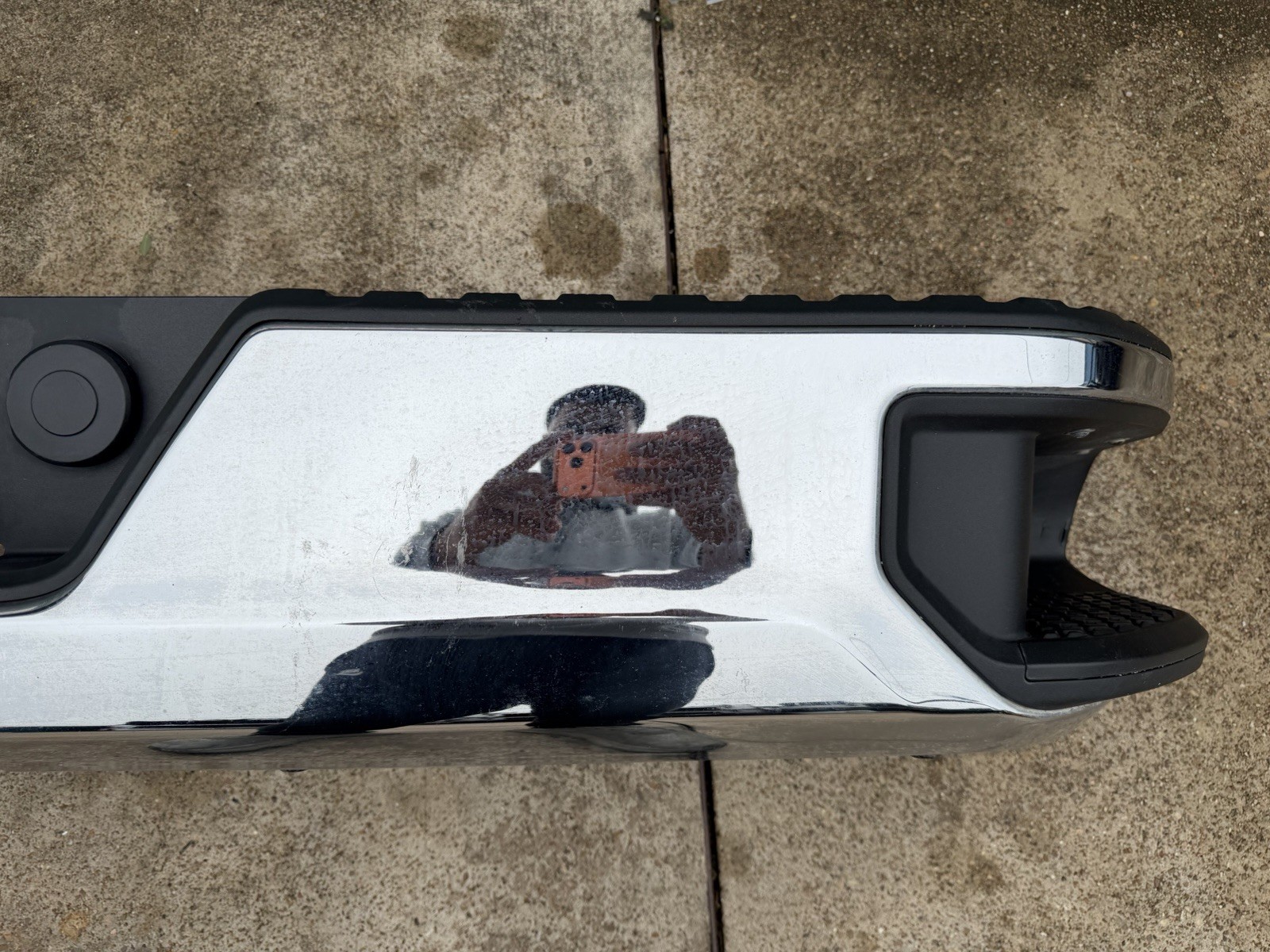 2020-2025 GMC Chevy 2500 3500 Factory Chrome Rear Bumper NO SENSOR - Image 10