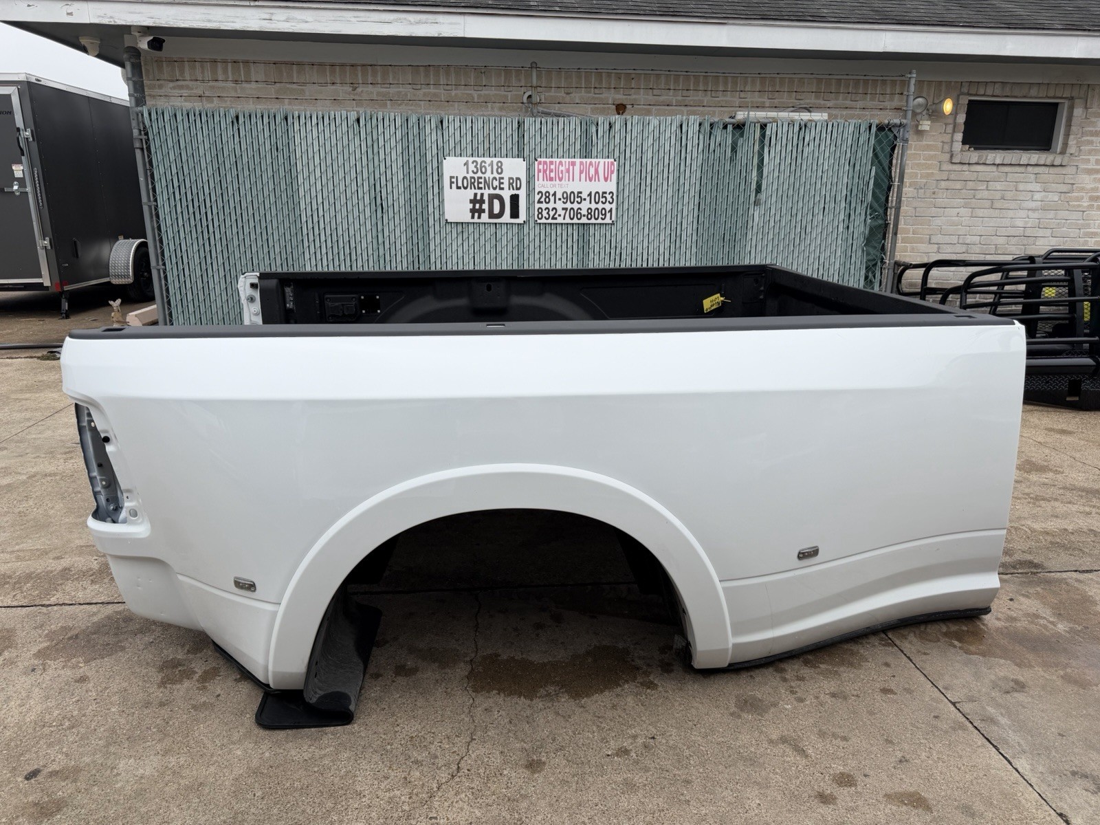 2019-2026 Ram 3500 Dually Bed ONLY 8FT OEM Bright White DRW Take Off - Image 2