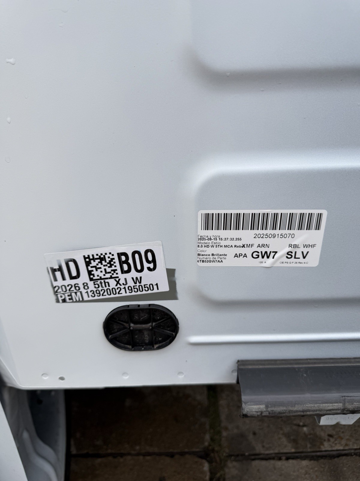 2019-2026 Ram 3500 Dually Bed ONLY 8FT OEM Bright White DRW Take Off - Image 7