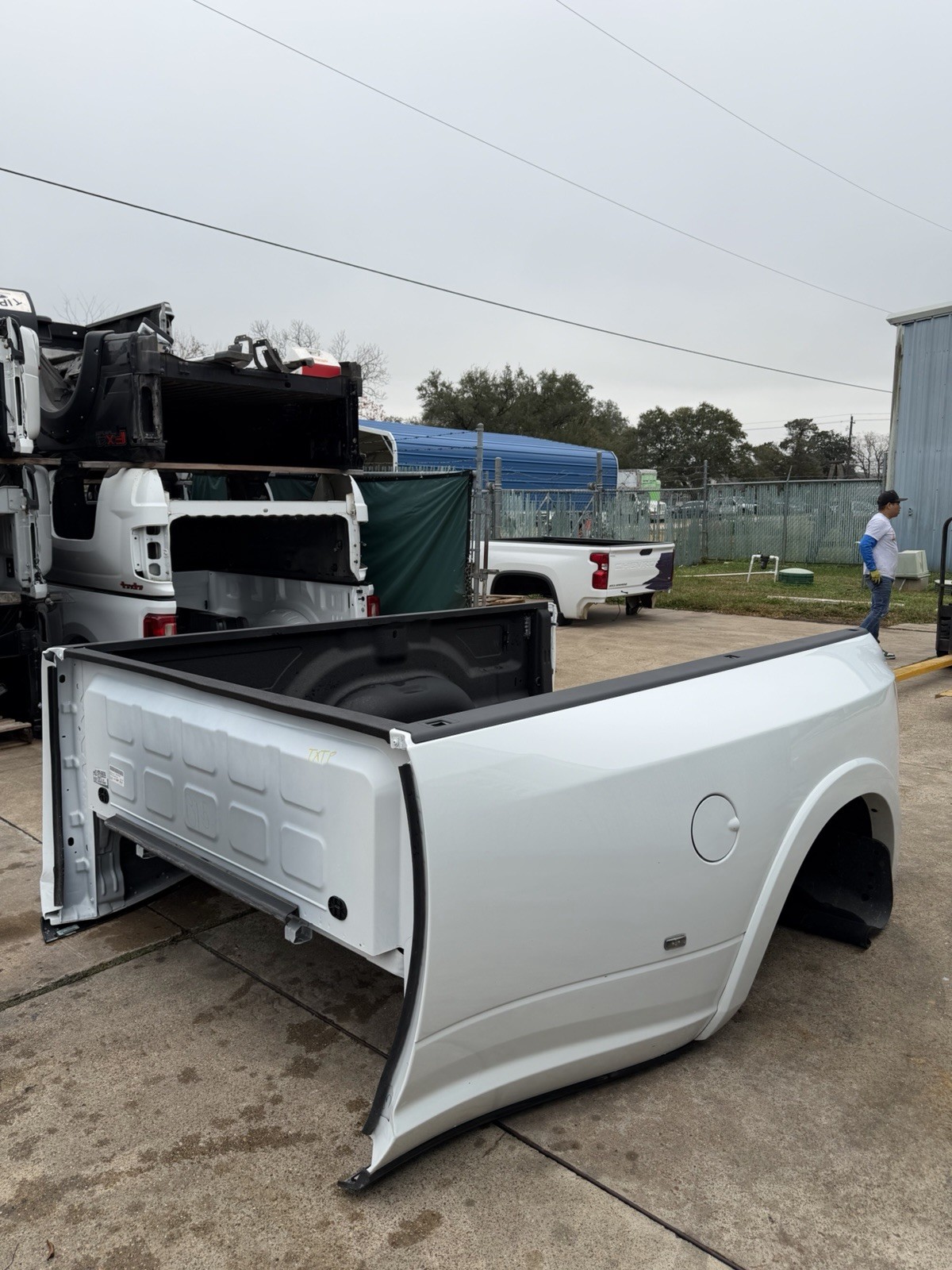 2019-2026 Ram 3500 Dually Bed ONLY 8FT OEM Bright White DRW Take Off - Image 8
