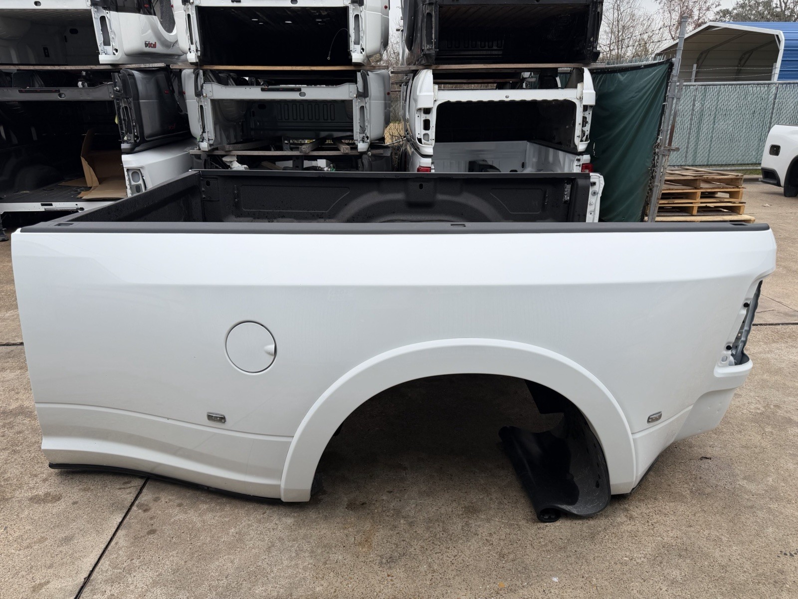 2019-2026 Ram 3500 Dually Bed ONLY 8FT OEM Bright White DRW Take Off - Image 9