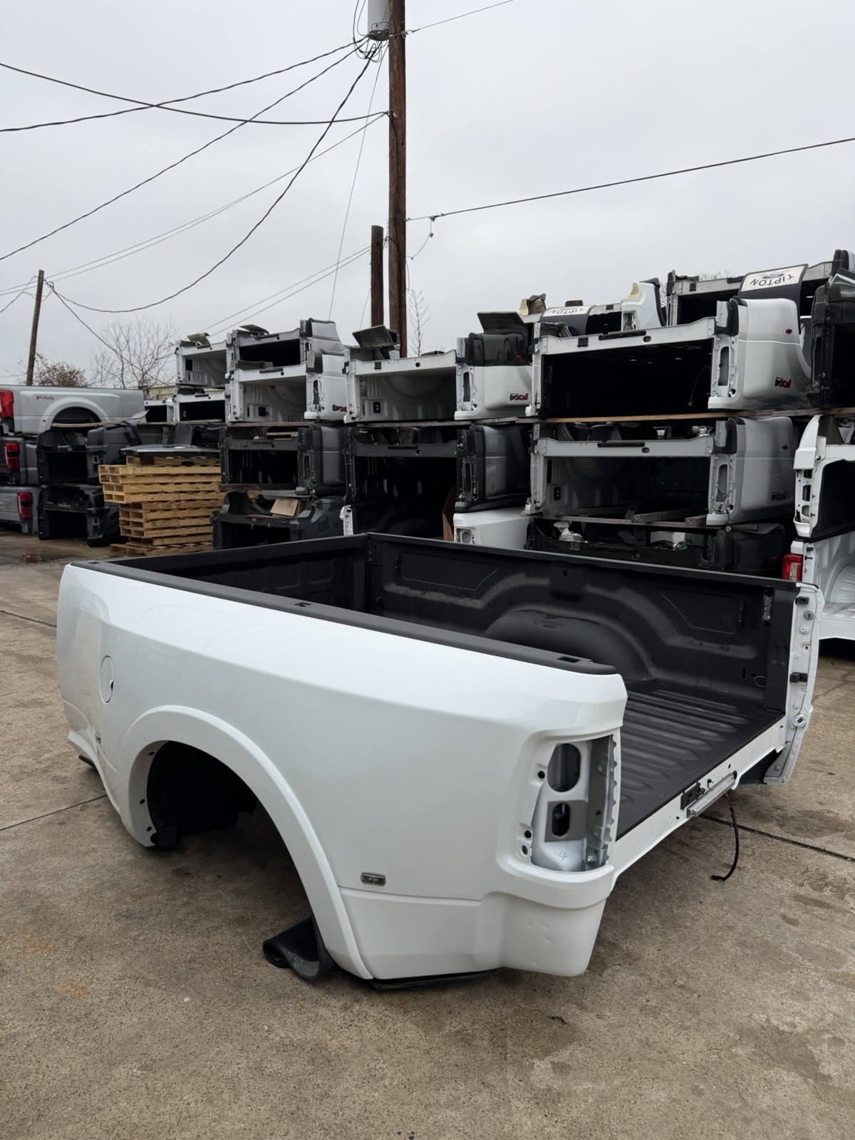 2019-2026 Ram 3500 Dually Bed ONLY 8FT OEM Bright White DRW Take Off - Image 13