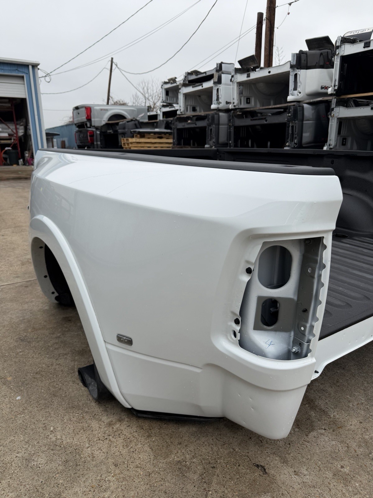 2019-2026 Ram 3500 Dually Bed ONLY 8FT OEM Bright White DRW Take Off - Image 14