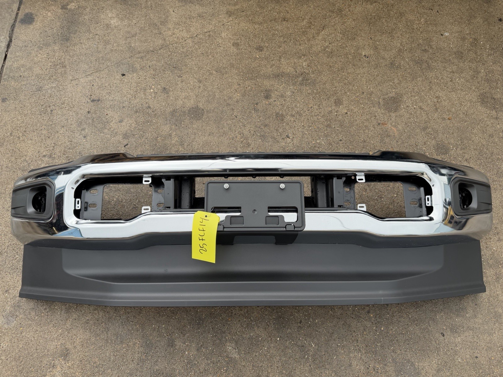 2023-2026 Ford F250 F350 Factory Front Chrome Bumper Fog Light Slot