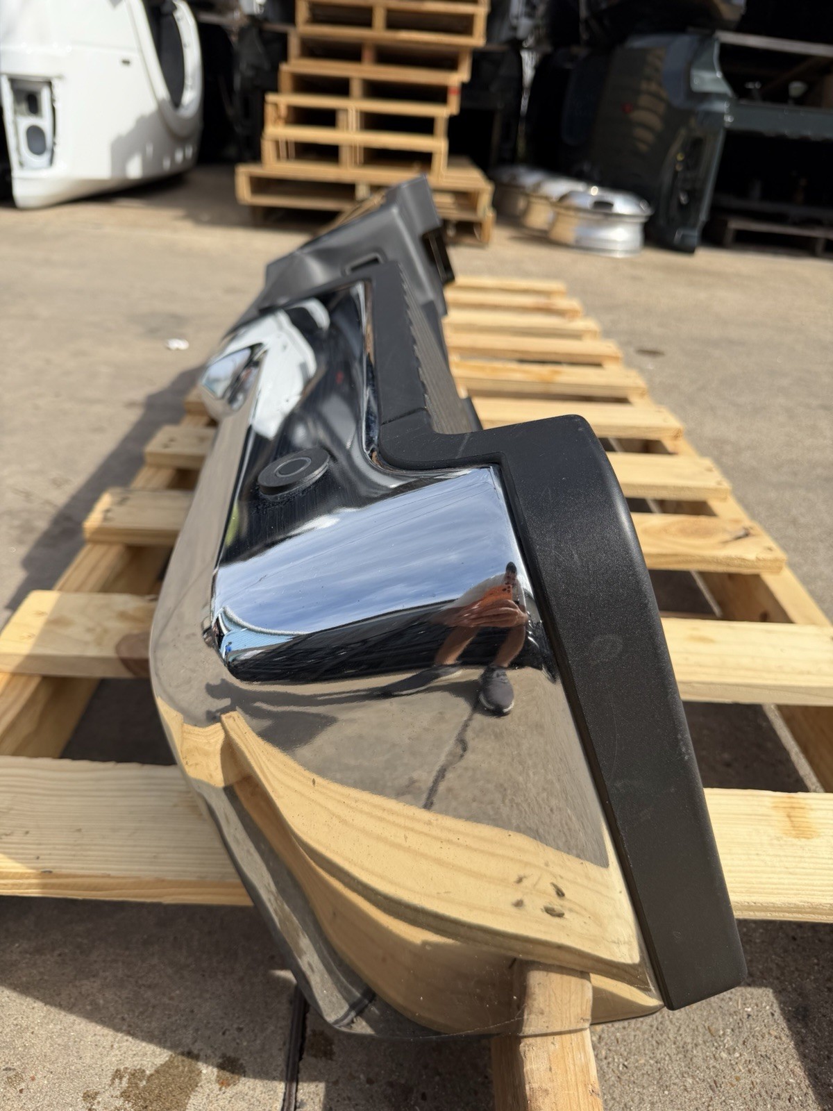 2017-2022 Ford F250 F350 Factory Chrome Rear Bumper w/ Sensors OEM - Image 9