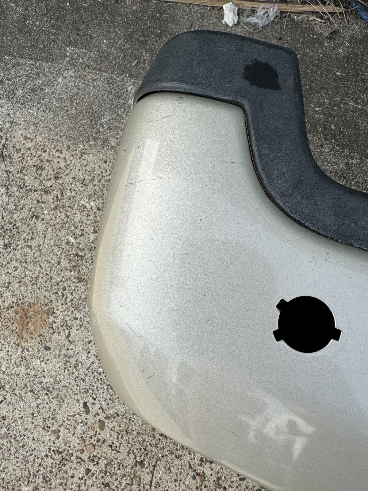 2017-2022 Ford F250 F350 Factory Rear Bumper White Gold w/ Sensors OEM Take Off - Image 14