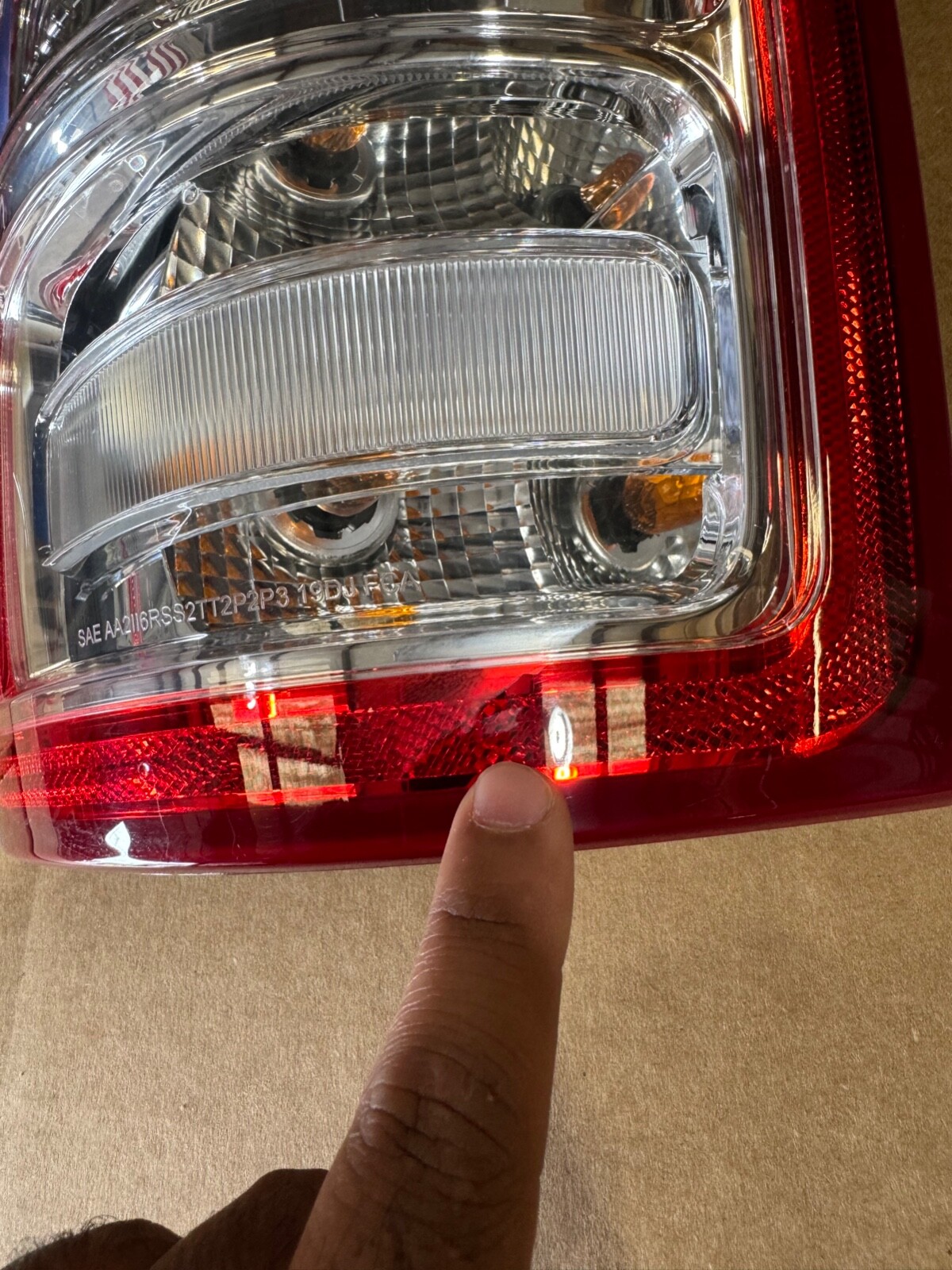 2019-2025 DODGE RAM 2500 3500 LEFT TAIL LIGHT HALOGEN DRIVERS 19RH03L - Image 5