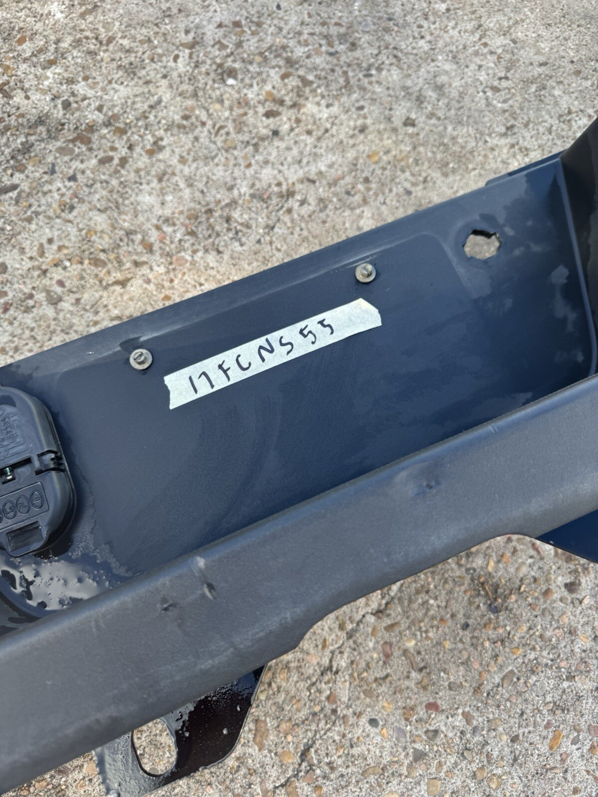 2017-2022 Ford F250 F350 Factory Chrome Rear Bumper No Sensor Holes OEM - Image 11